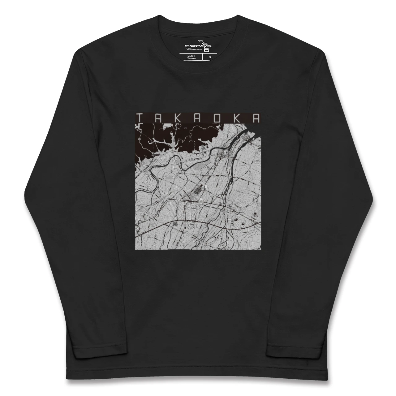 【高岡(富山県)】地図柄ロングスリーブTシャツ