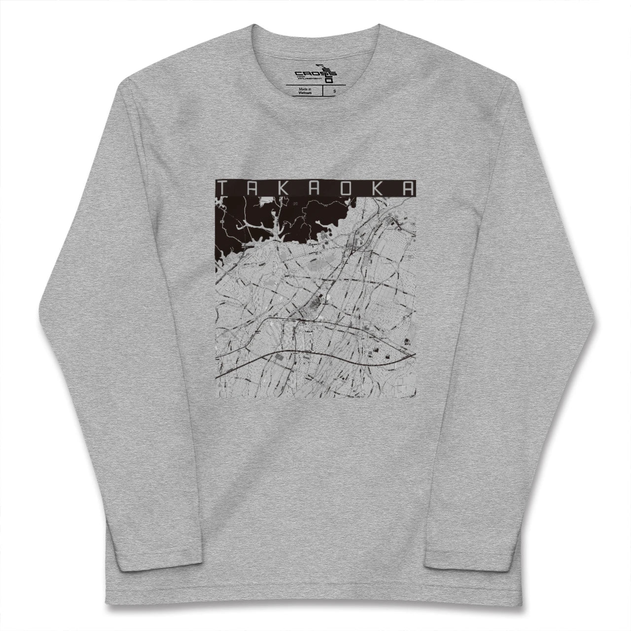 【高岡(富山県)】地図柄ロングスリーブTシャツ