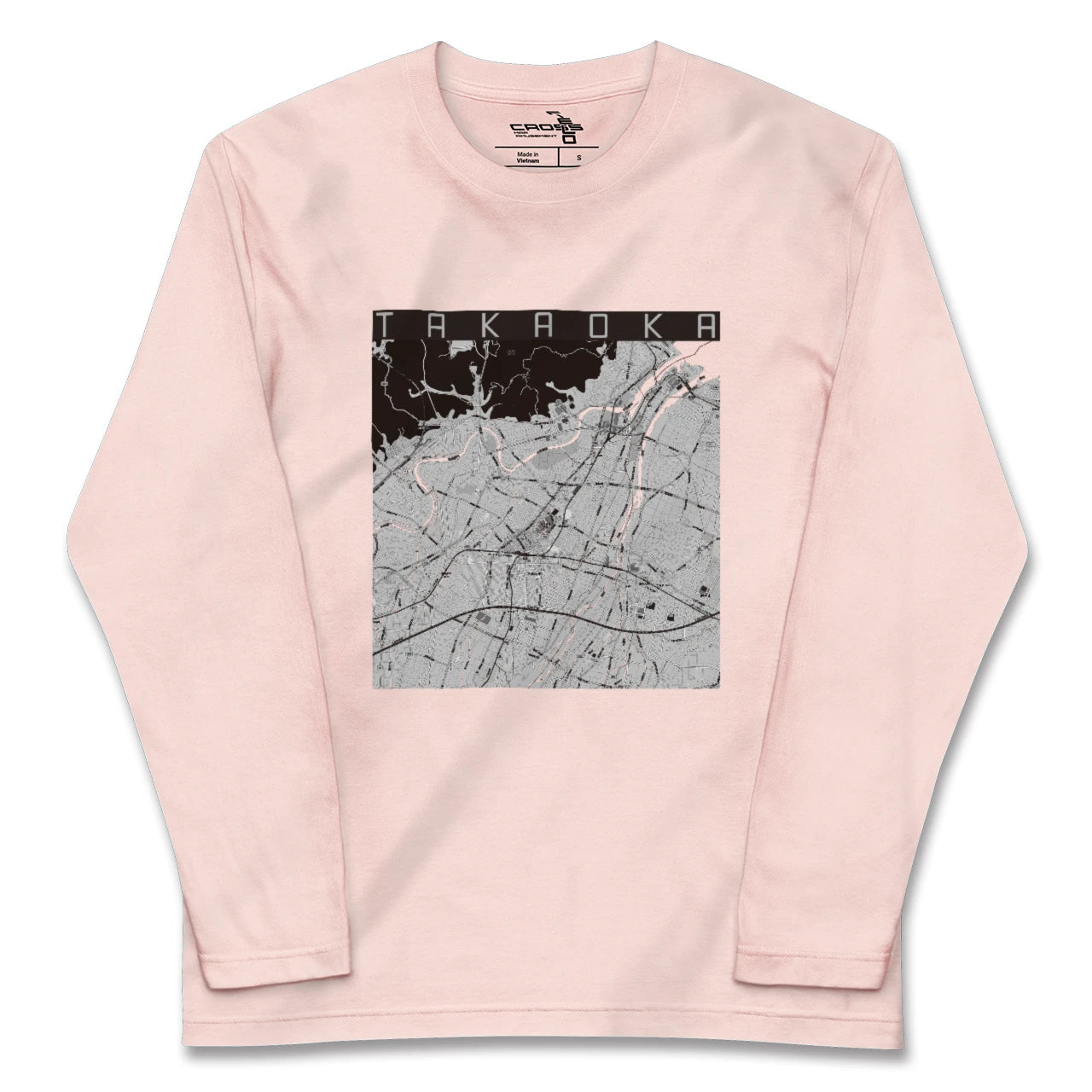 【高岡(富山県)】地図柄ロングスリーブTシャツ
