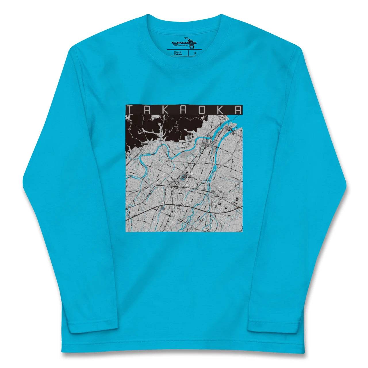 【高岡(富山県)】地図柄ロングスリーブTシャツ