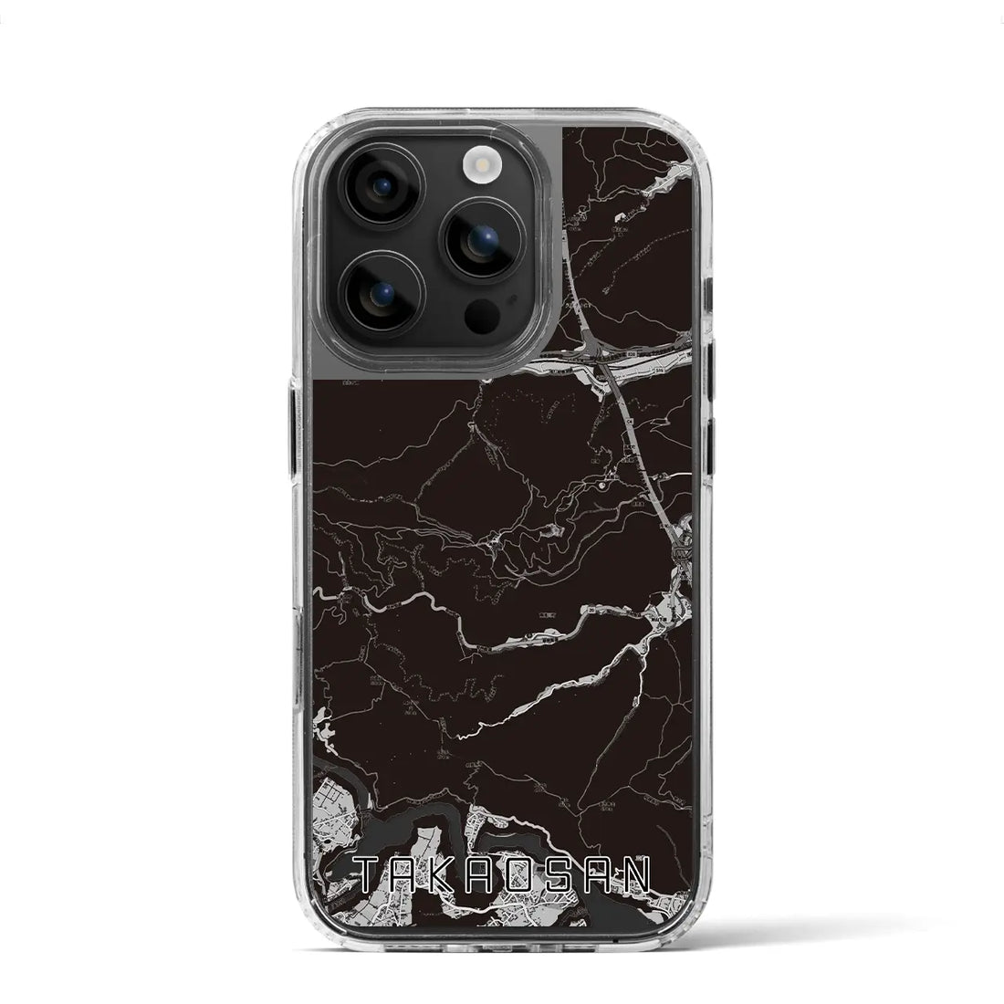 【高尾山(東京都)】地図柄iPhoneケース(MagSafeタイプ)