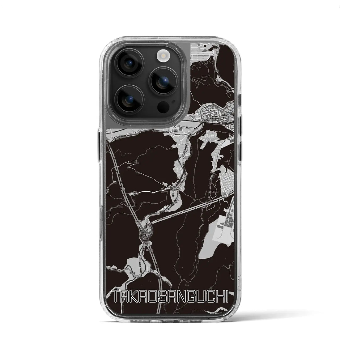 【高尾山口(東京都)】地図柄iPhoneケース(MagSafeタイプ)