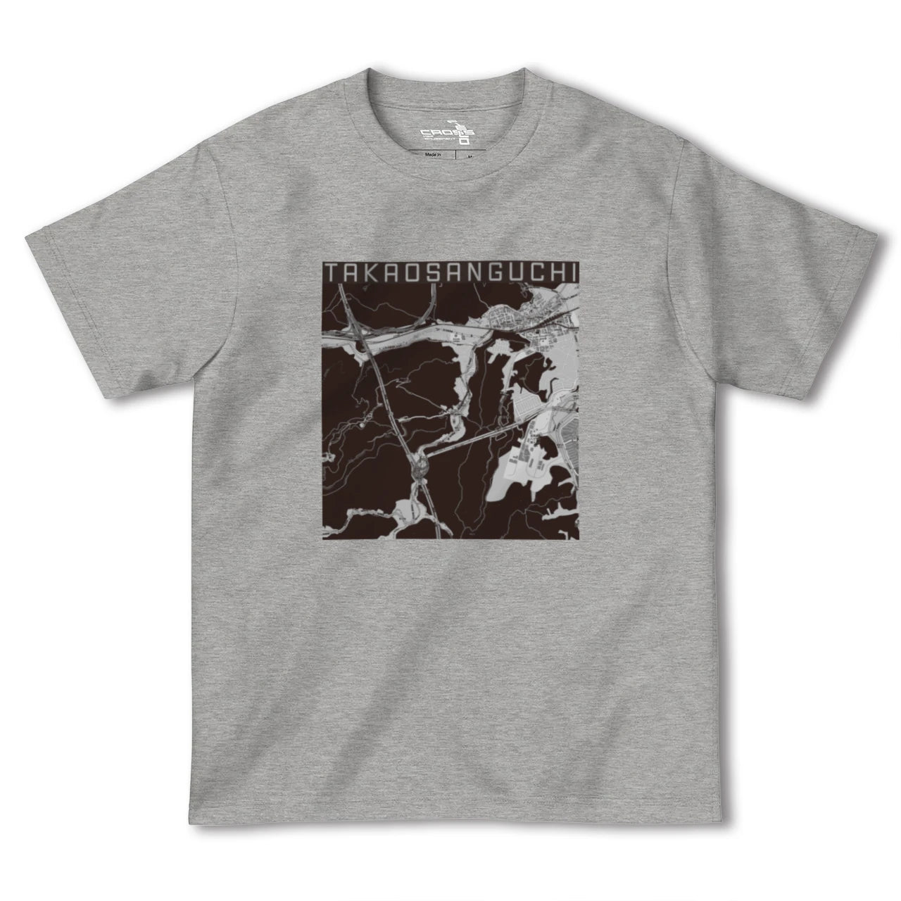 【高尾山口(東京都)】地図柄ヘビーウェイトTシャツ