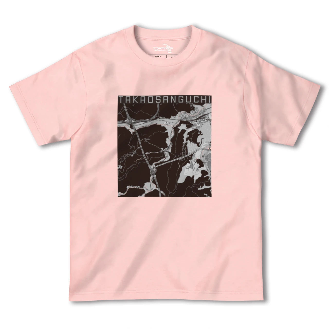 【高尾山口(東京都)】地図柄ヘビーウェイトTシャツ