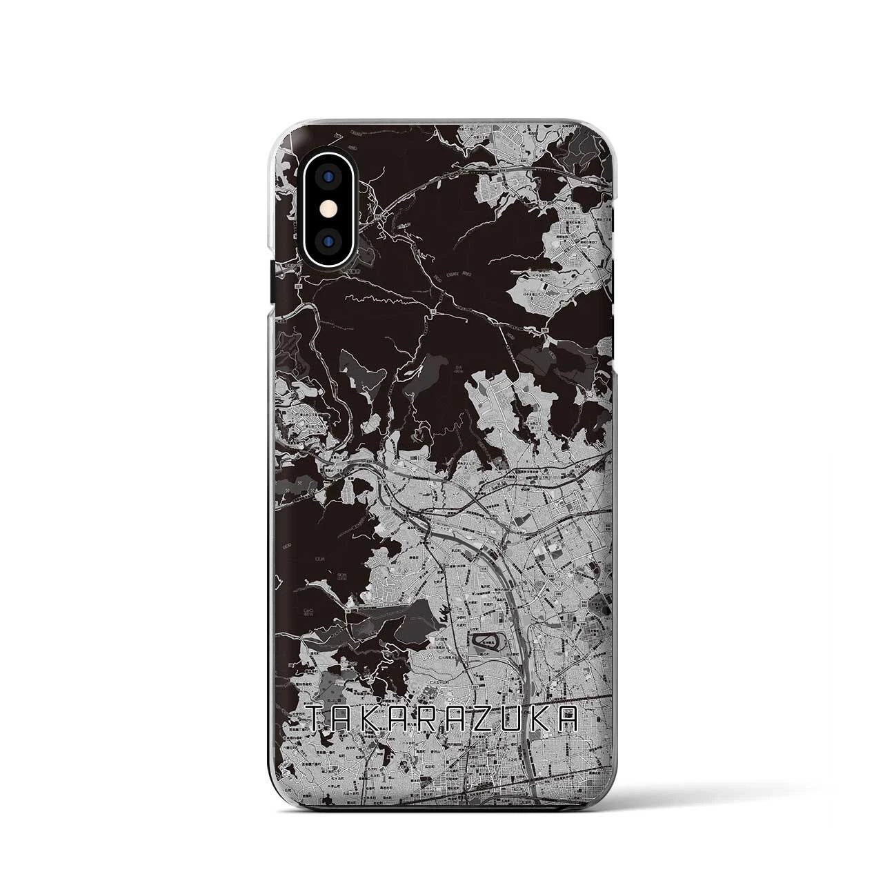 【宝塚(兵庫県)】地図柄iPhoneケース(クリアタイプ)