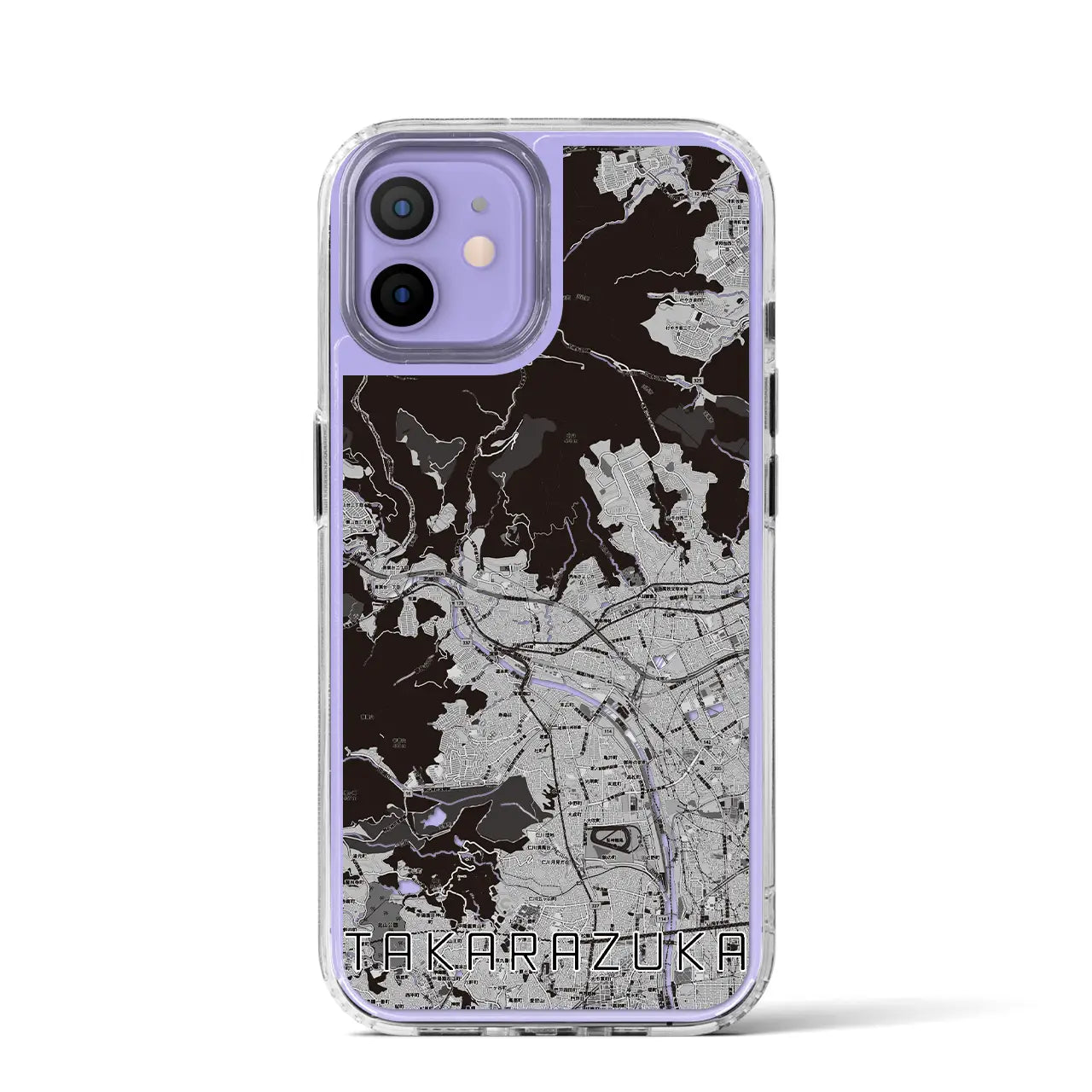 【宝塚(兵庫県)】地図柄iPhoneケース(MagSafeタイプ)