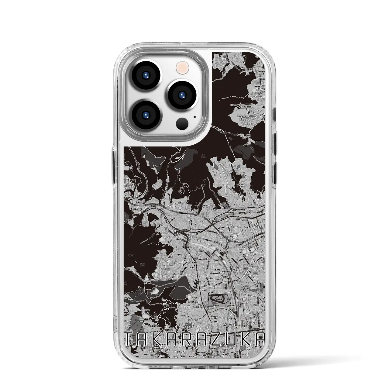 【宝塚(兵庫県)】地図柄iPhoneケース(MagSafeタイプ)