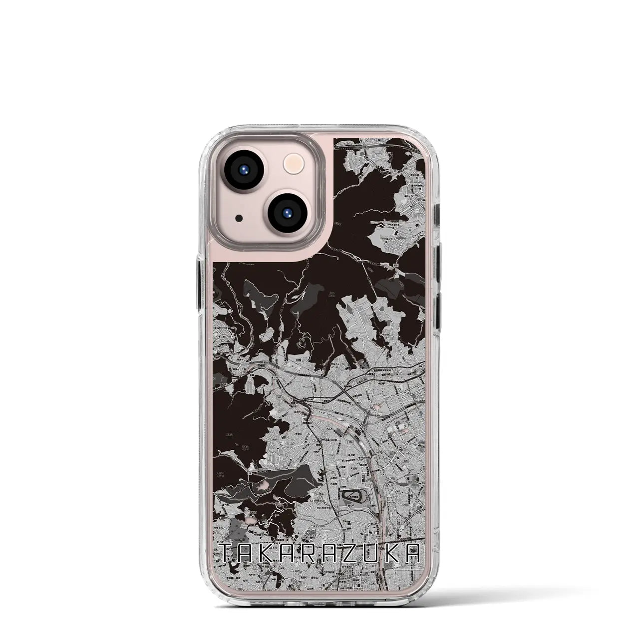 【宝塚(兵庫県)】地図柄iPhoneケース(MagSafeタイプ)