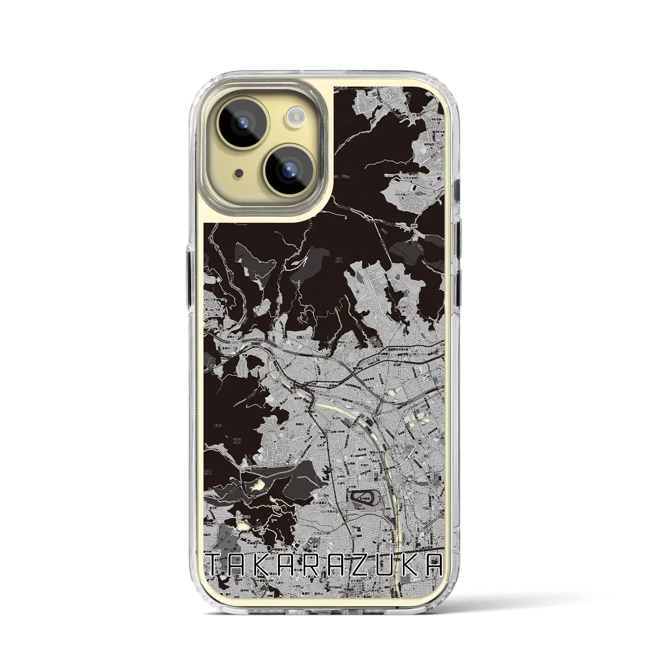 【宝塚(兵庫県)】地図柄iPhoneケース(MagSafeタイプ)