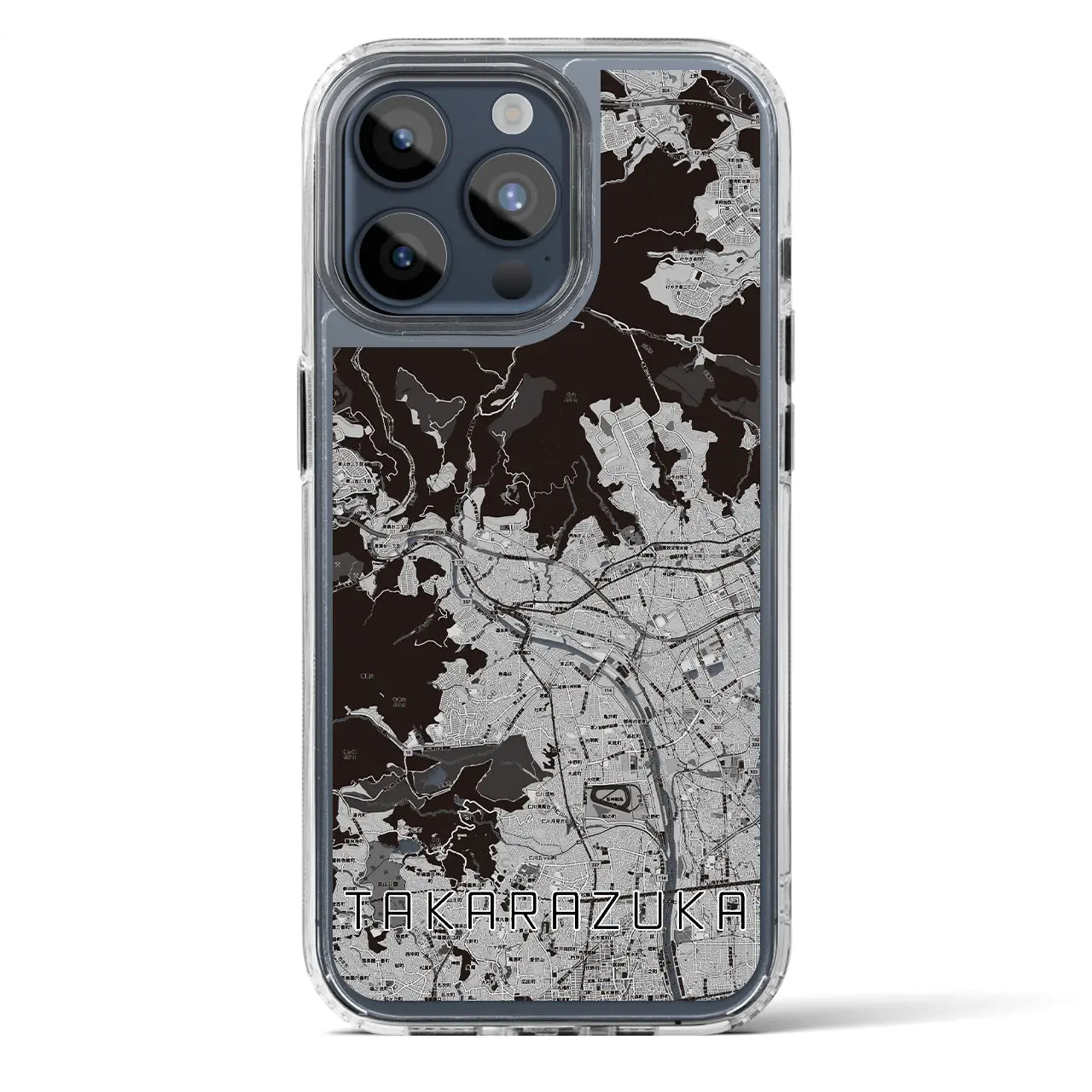 【宝塚(兵庫県)】地図柄iPhoneケース(MagSafeタイプ)