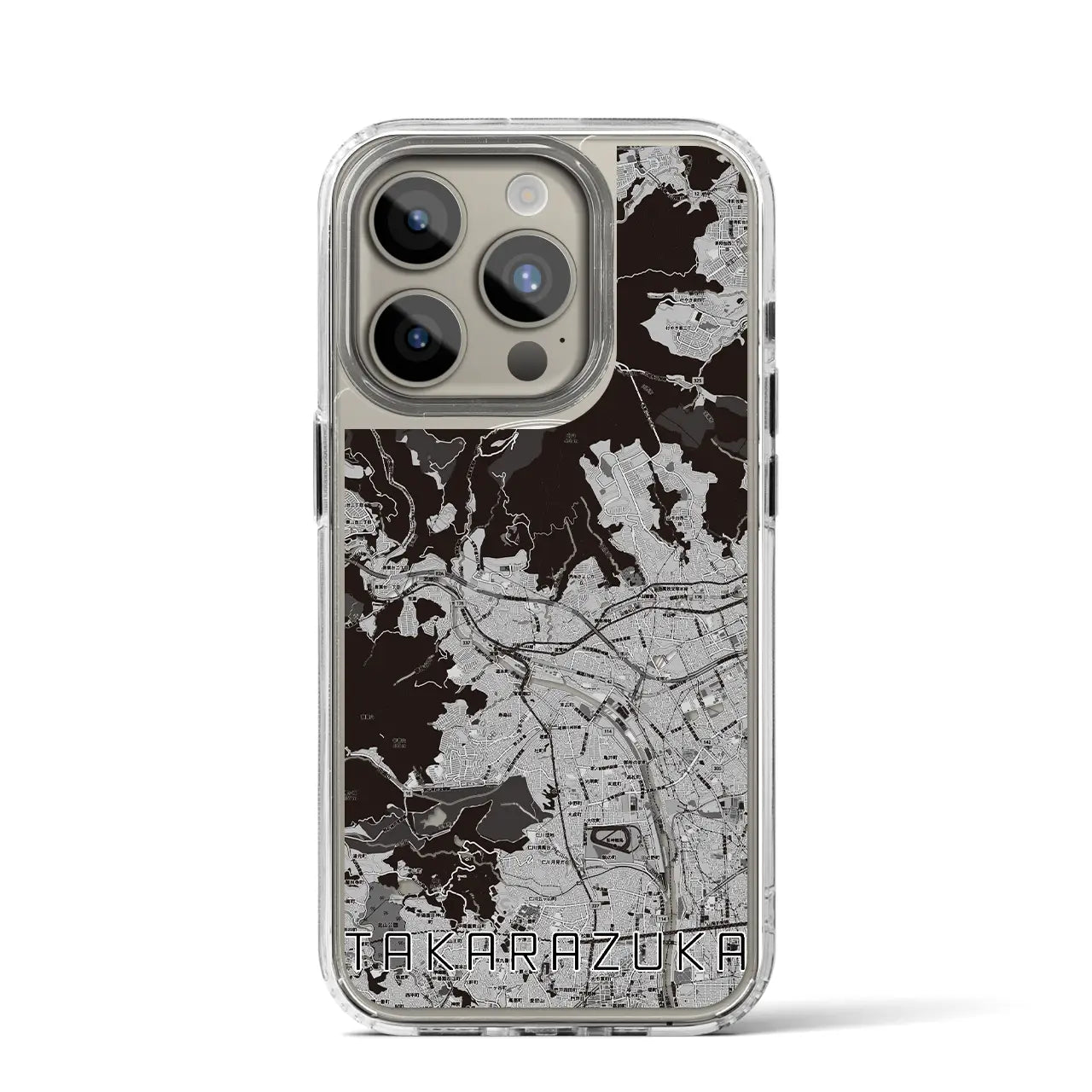 【宝塚(兵庫県)】地図柄iPhoneケース(MagSafeタイプ)