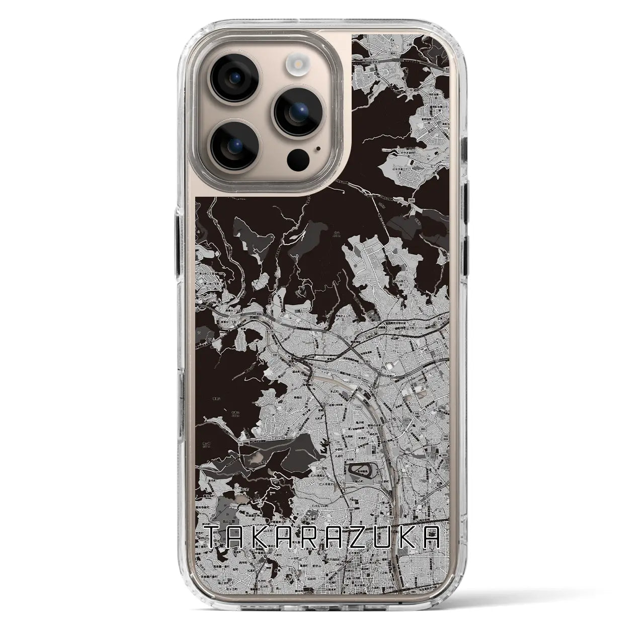 【宝塚(兵庫県)】地図柄iPhoneケース(MagSafeタイプ)