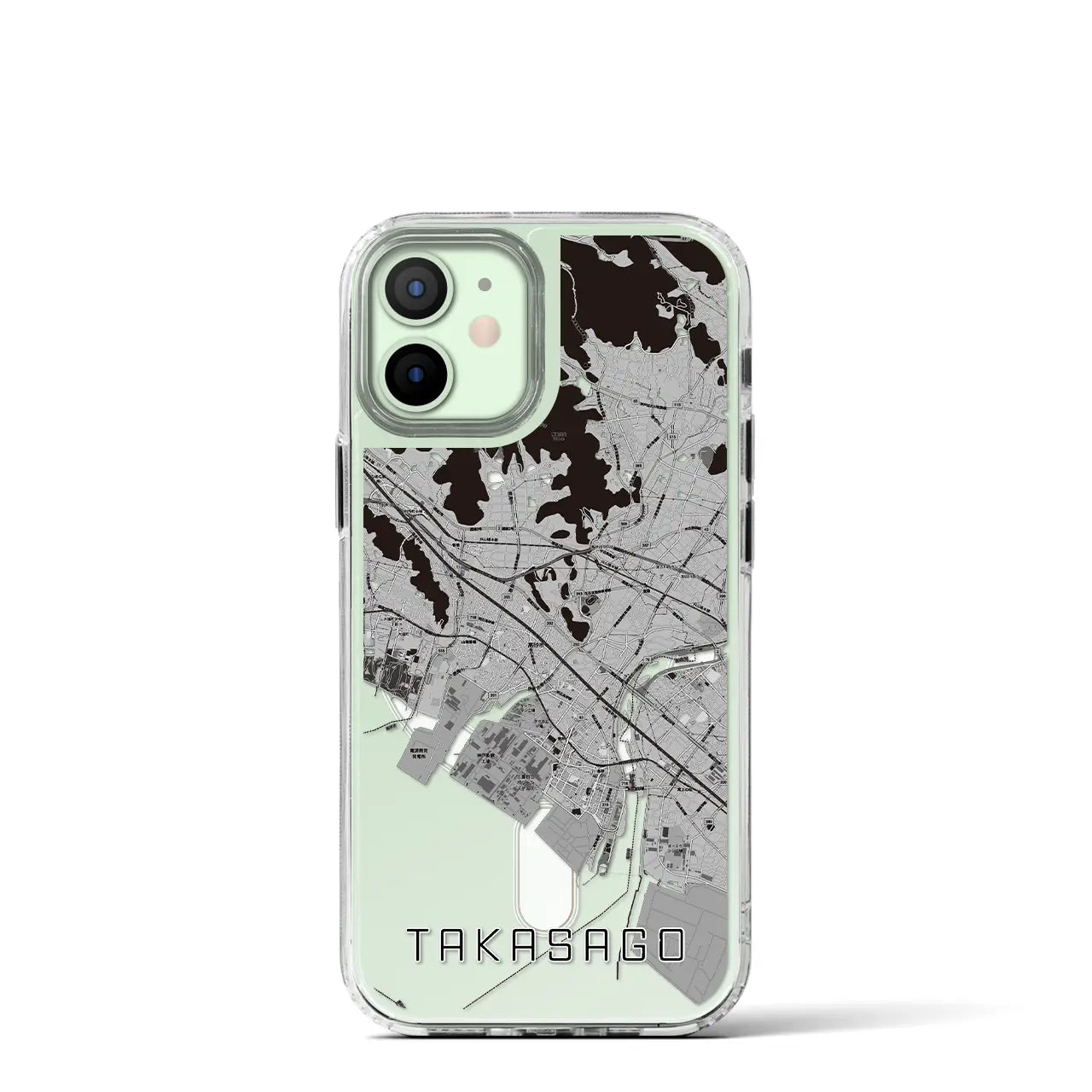 【高砂(兵庫県)】地図柄iPhoneケース(MagSafeタイプ)