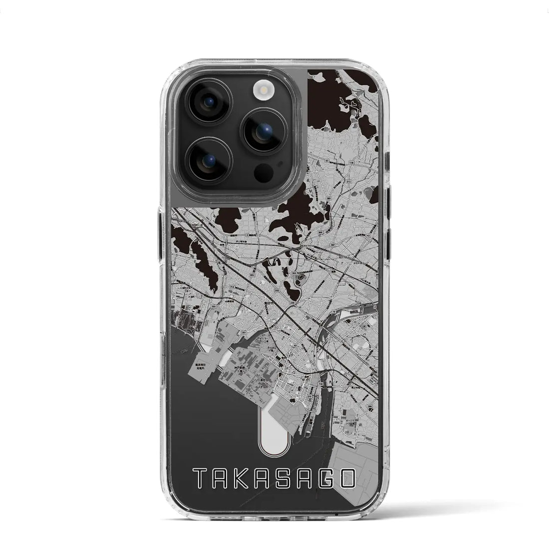【高砂(兵庫県)】地図柄iPhoneケース(MagSafeタイプ)