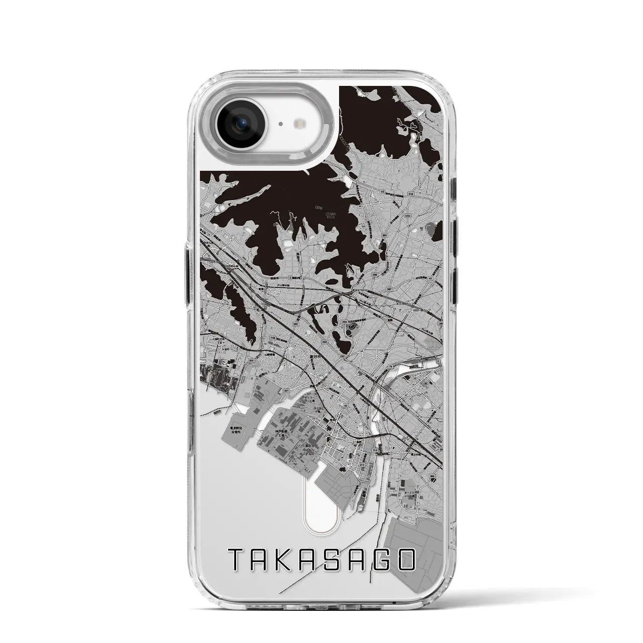 【高砂(兵庫県)】地図柄iPhoneケース(MagSafeタイプ)