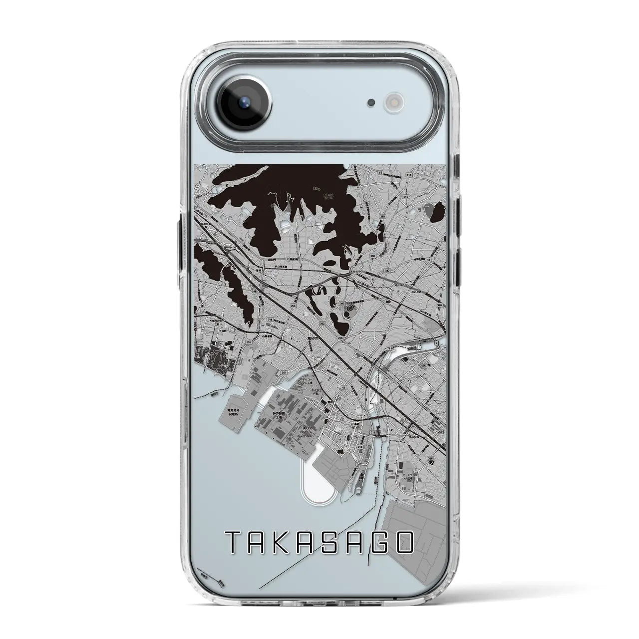 【高砂(兵庫県)】地図柄iPhoneケース(MagSafeタイプ)