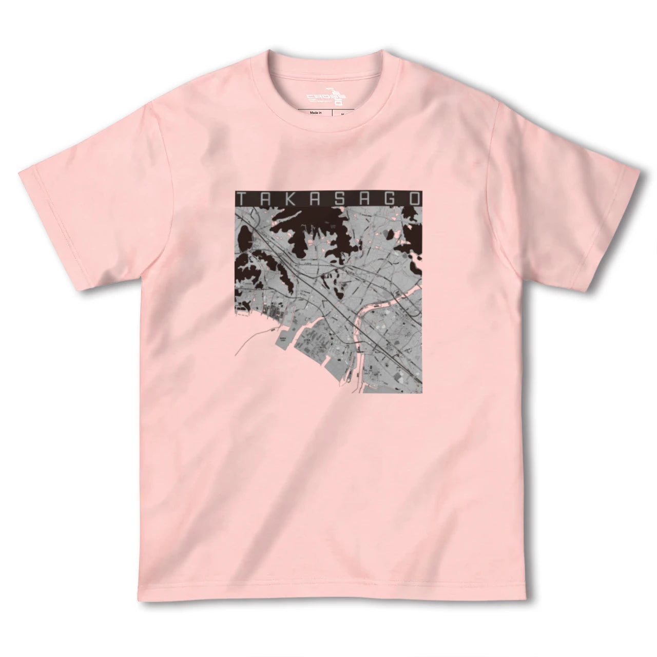 【高砂(兵庫県)】地図柄ヘビーウェイトTシャツ