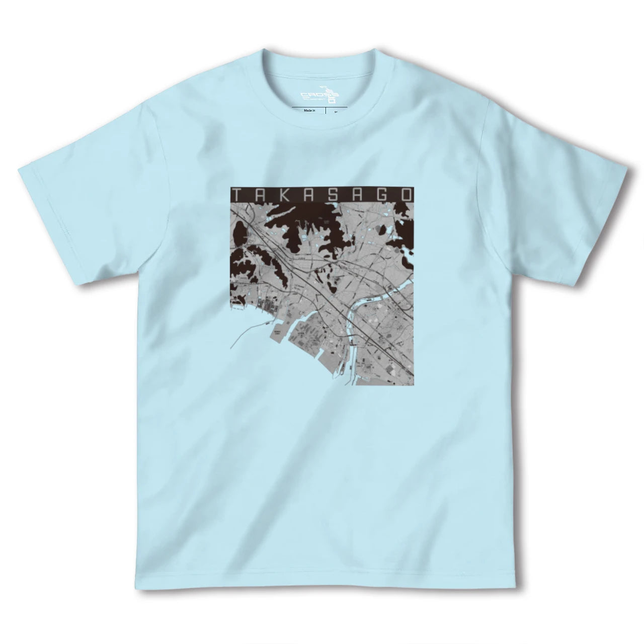【高砂(兵庫県)】地図柄ヘビーウェイトTシャツ