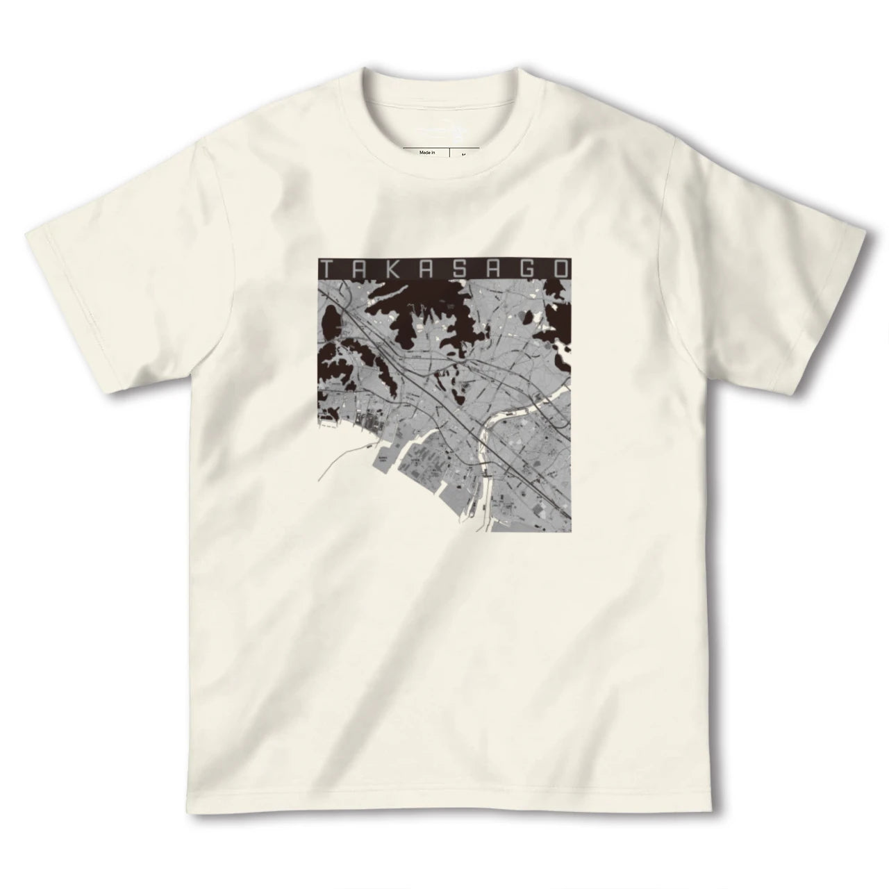 【高砂(兵庫県)】地図柄ヘビーウェイトTシャツ