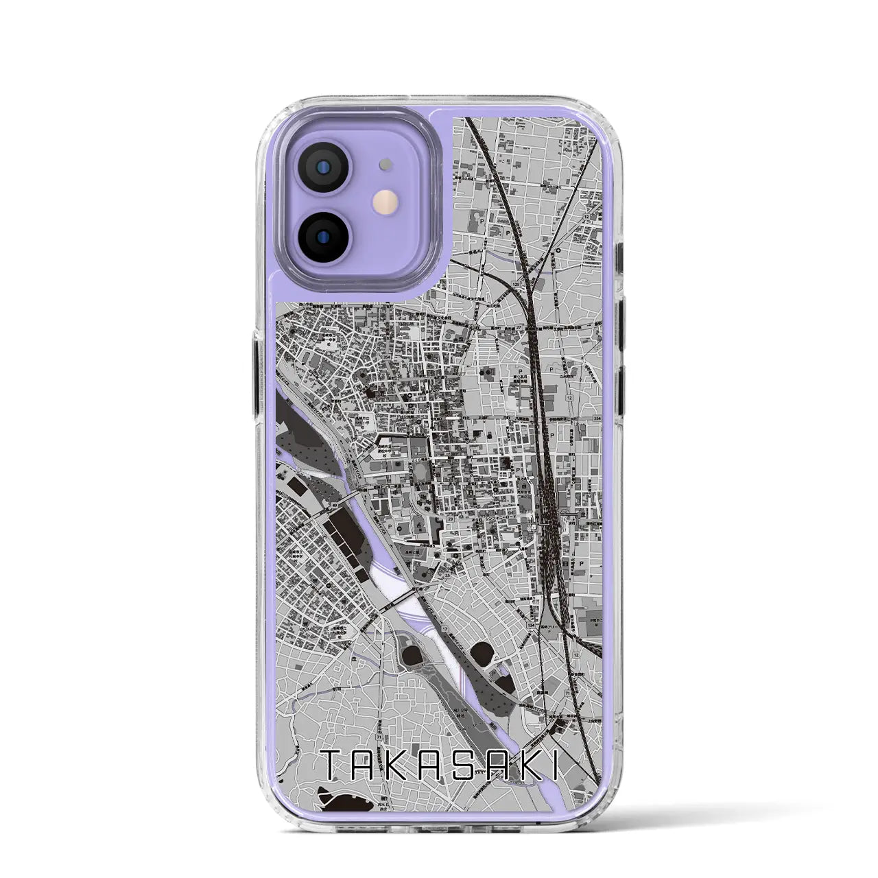 【高崎(群馬県)】地図柄iPhoneケース(MagSafeタイプ)