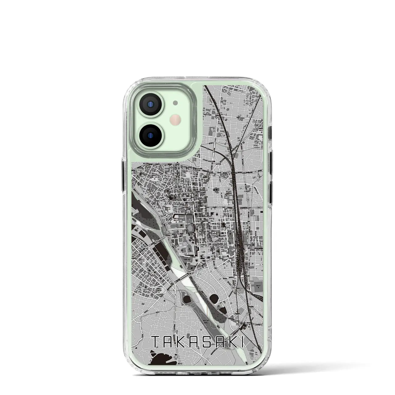 【高崎(群馬県)】地図柄iPhoneケース(MagSafeタイプ)