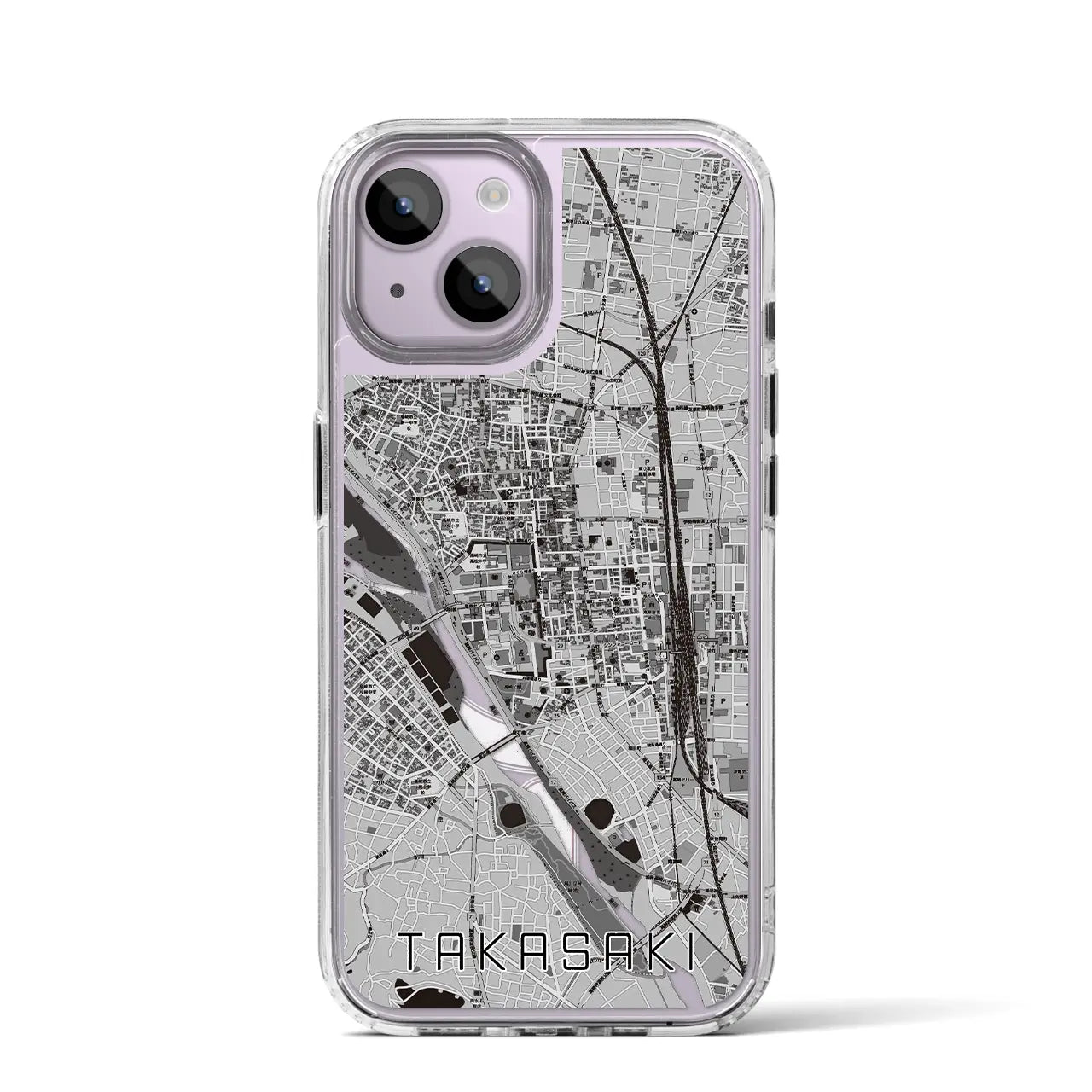 【高崎(群馬県)】地図柄iPhoneケース(MagSafeタイプ)