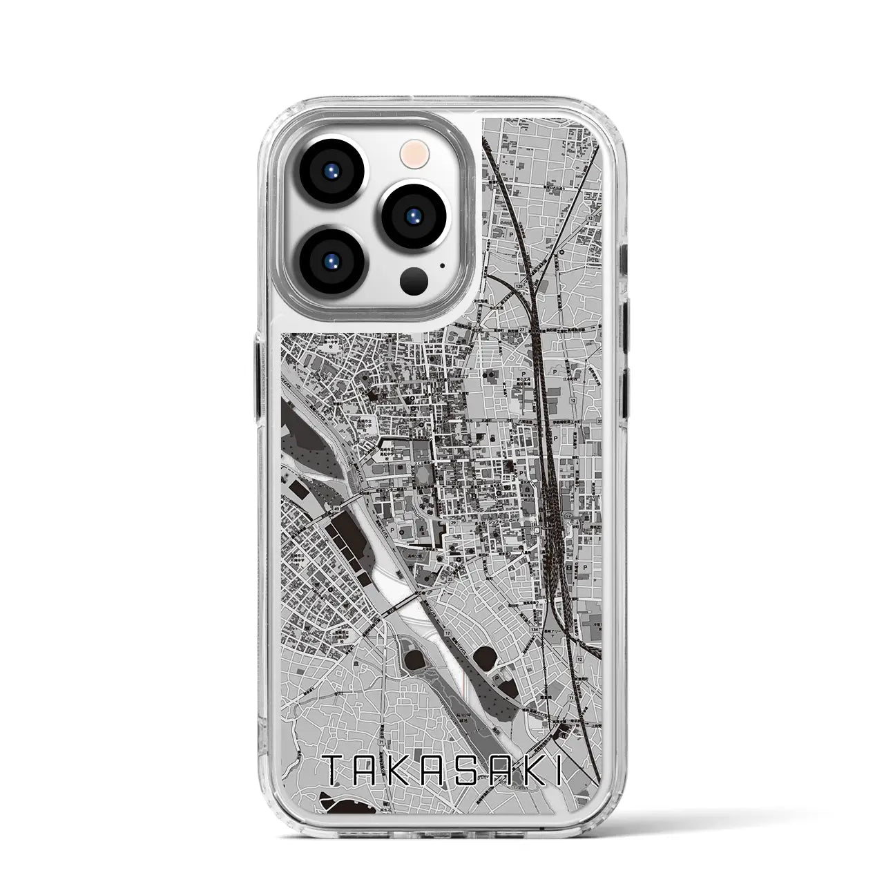 【高崎(群馬県)】地図柄iPhoneケース(MagSafeタイプ)