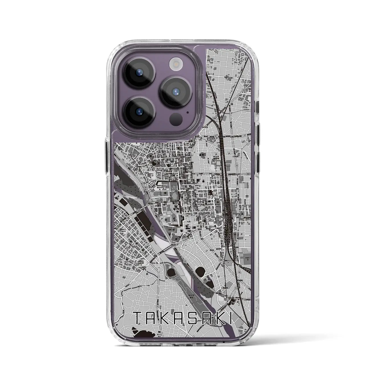 【高崎(群馬県)】地図柄iPhoneケース(MagSafeタイプ)