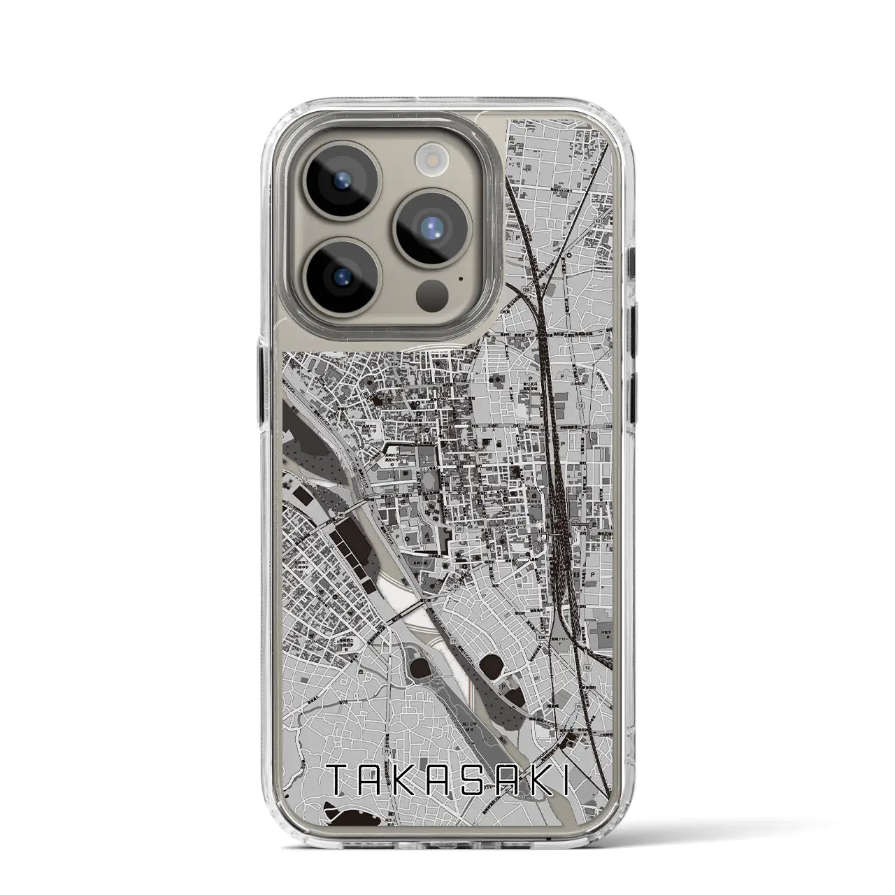 【高崎(群馬県)】地図柄iPhoneケース(MagSafeタイプ)