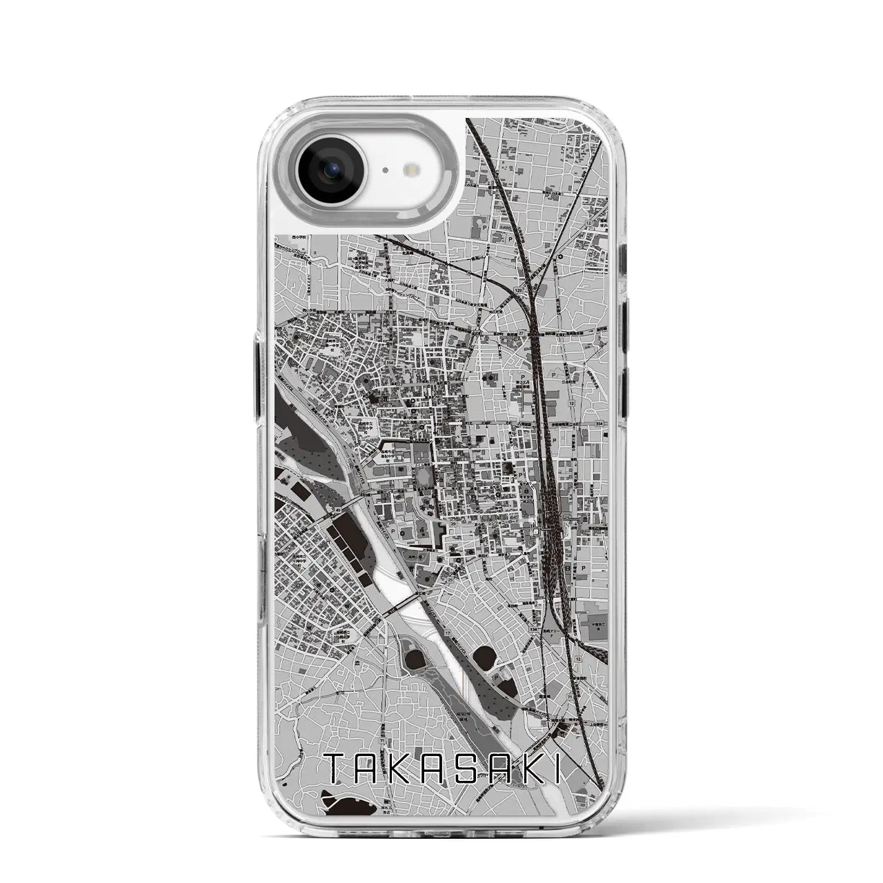 【高崎(群馬県)】地図柄iPhoneケース(MagSafeタイプ)