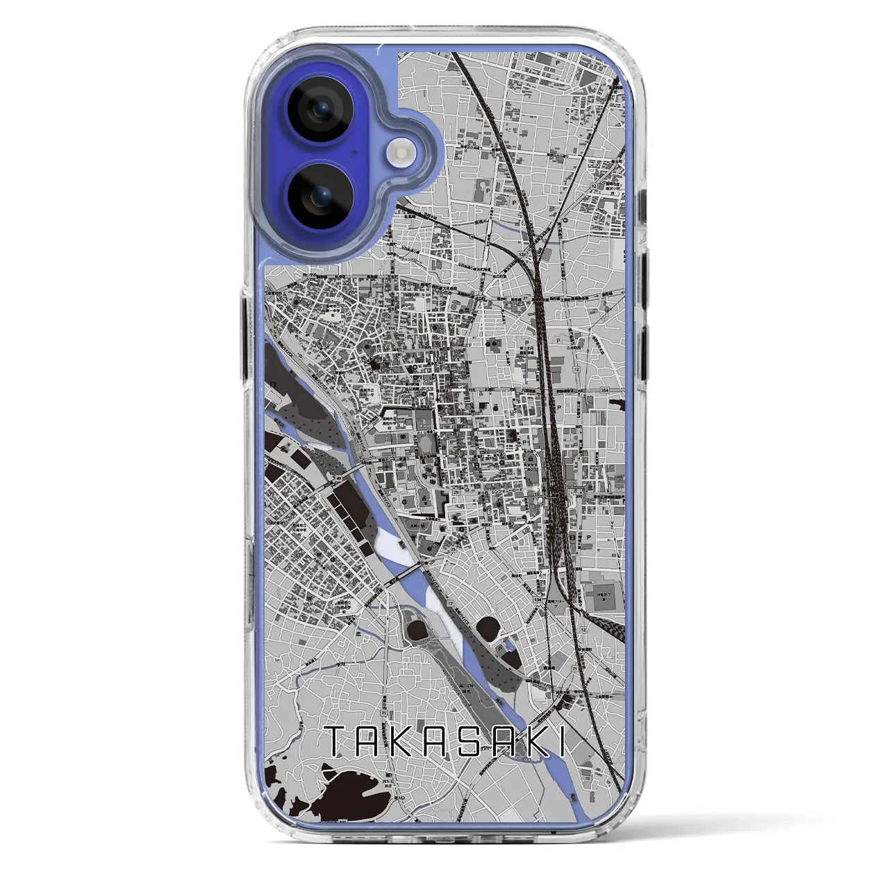 【高崎(群馬県)】地図柄iPhoneケース(MagSafeタイプ)