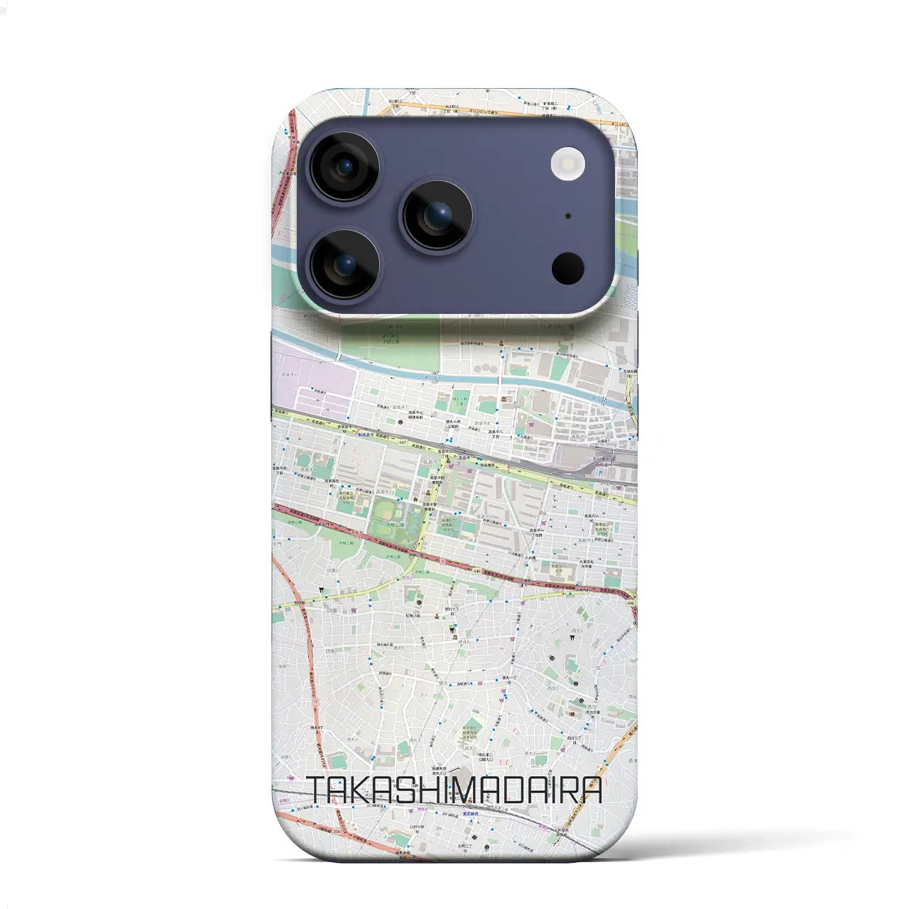 【高島平(東京都)】地図柄iPhoneケース(バックカバータイプ)