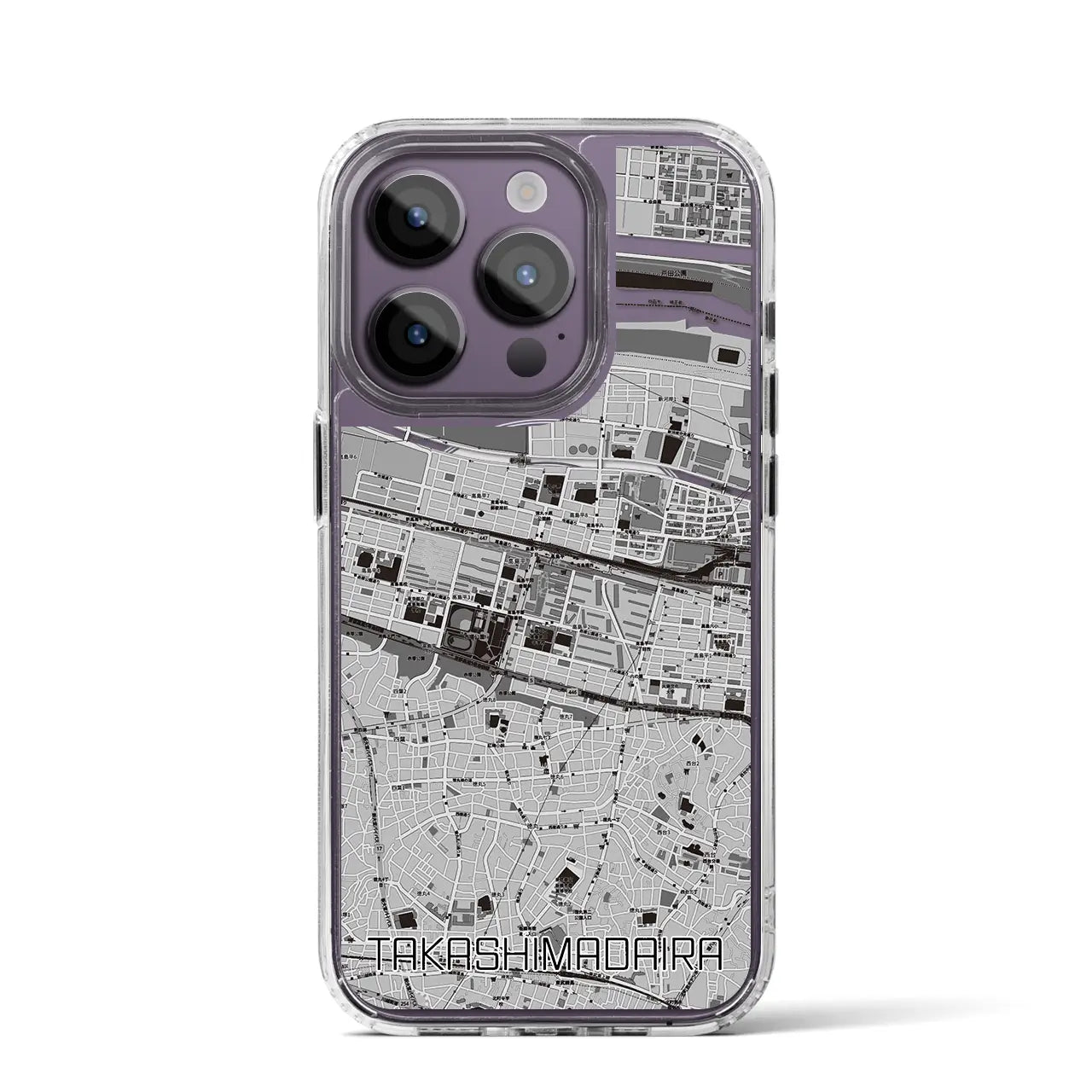【高島平(東京都)】地図柄iPhoneケース(MagSafeタイプ)