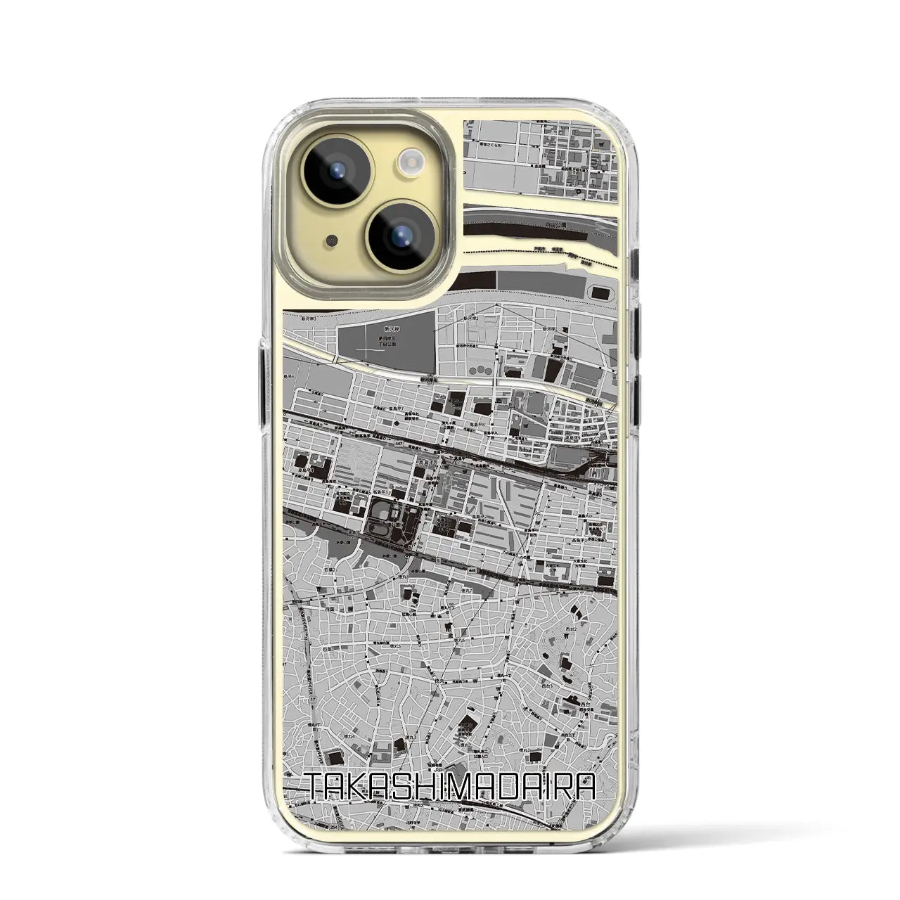 【高島平(東京都)】地図柄iPhoneケース(MagSafeタイプ)