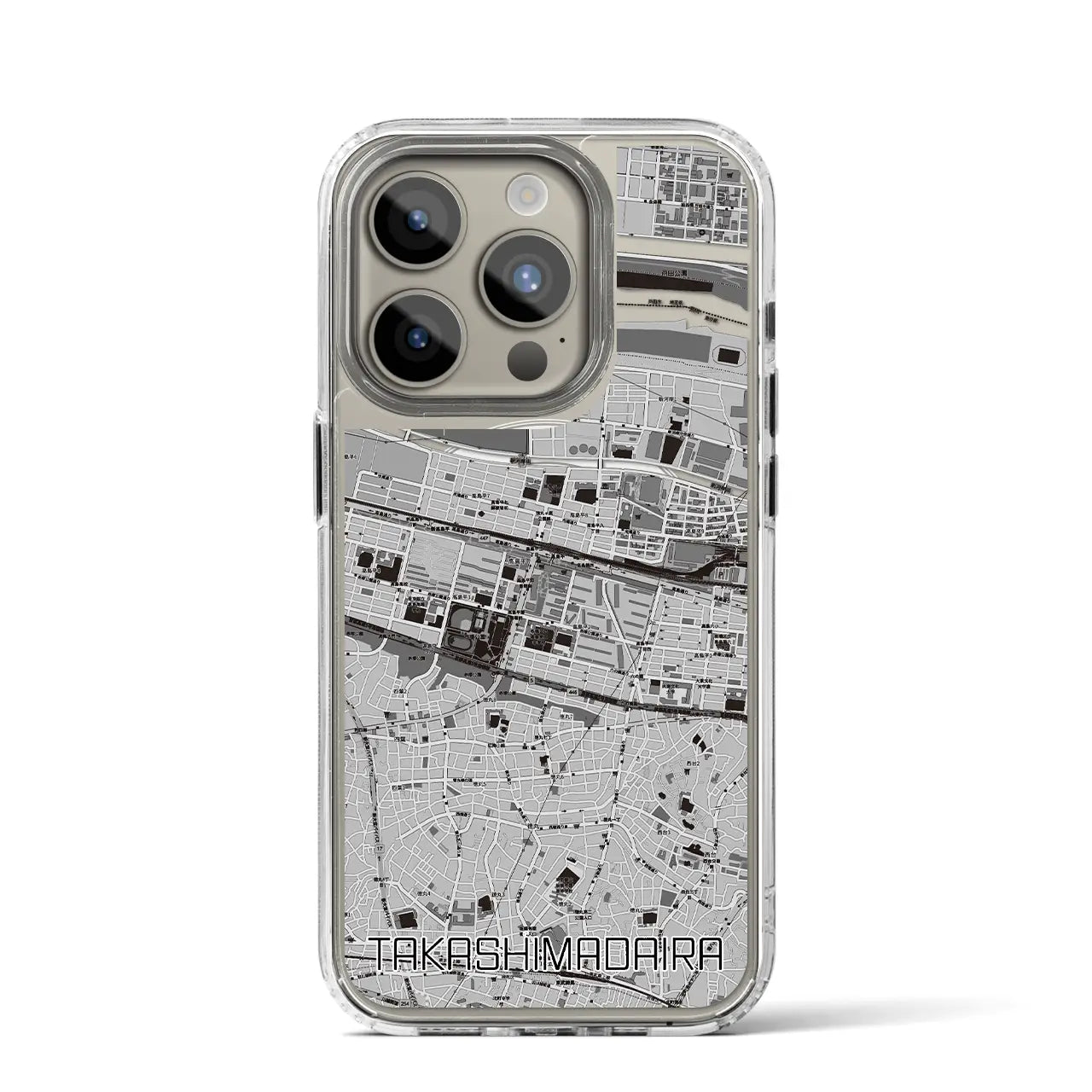 【高島平(東京都)】地図柄iPhoneケース(MagSafeタイプ)