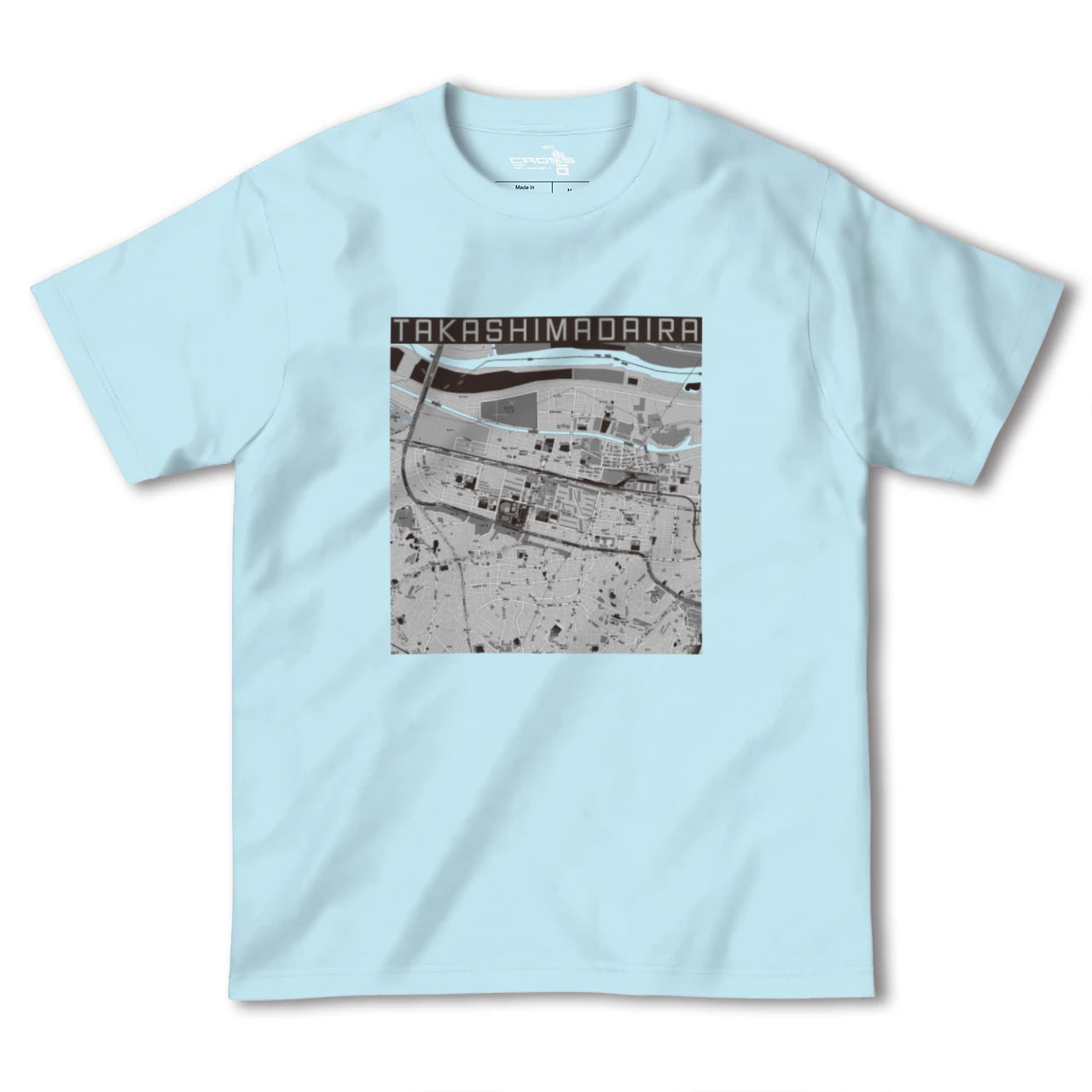【高島平(東京都)】地図柄ヘビーウェイトTシャツ