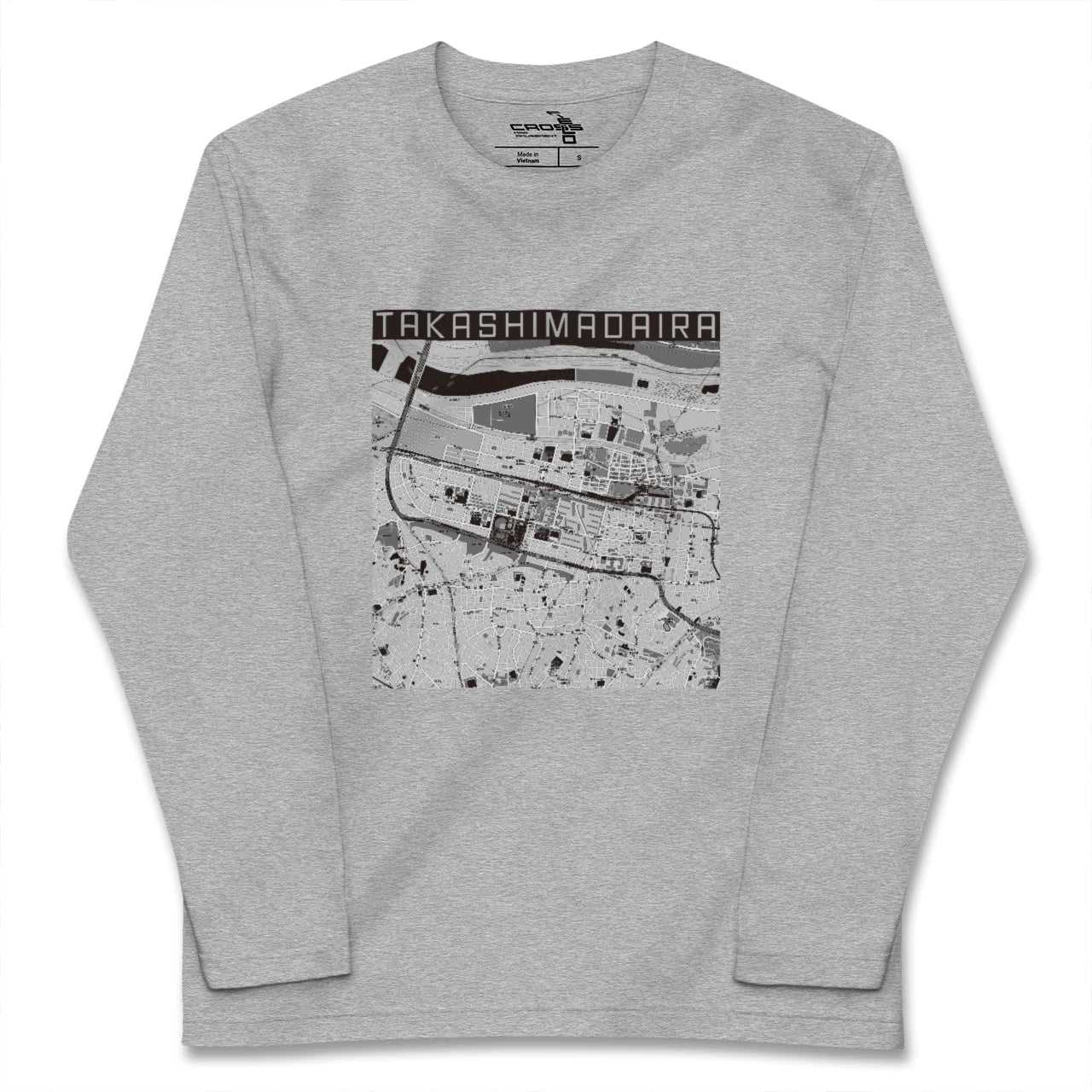 【高島平(東京都)】地図柄ロングスリーブTシャツ