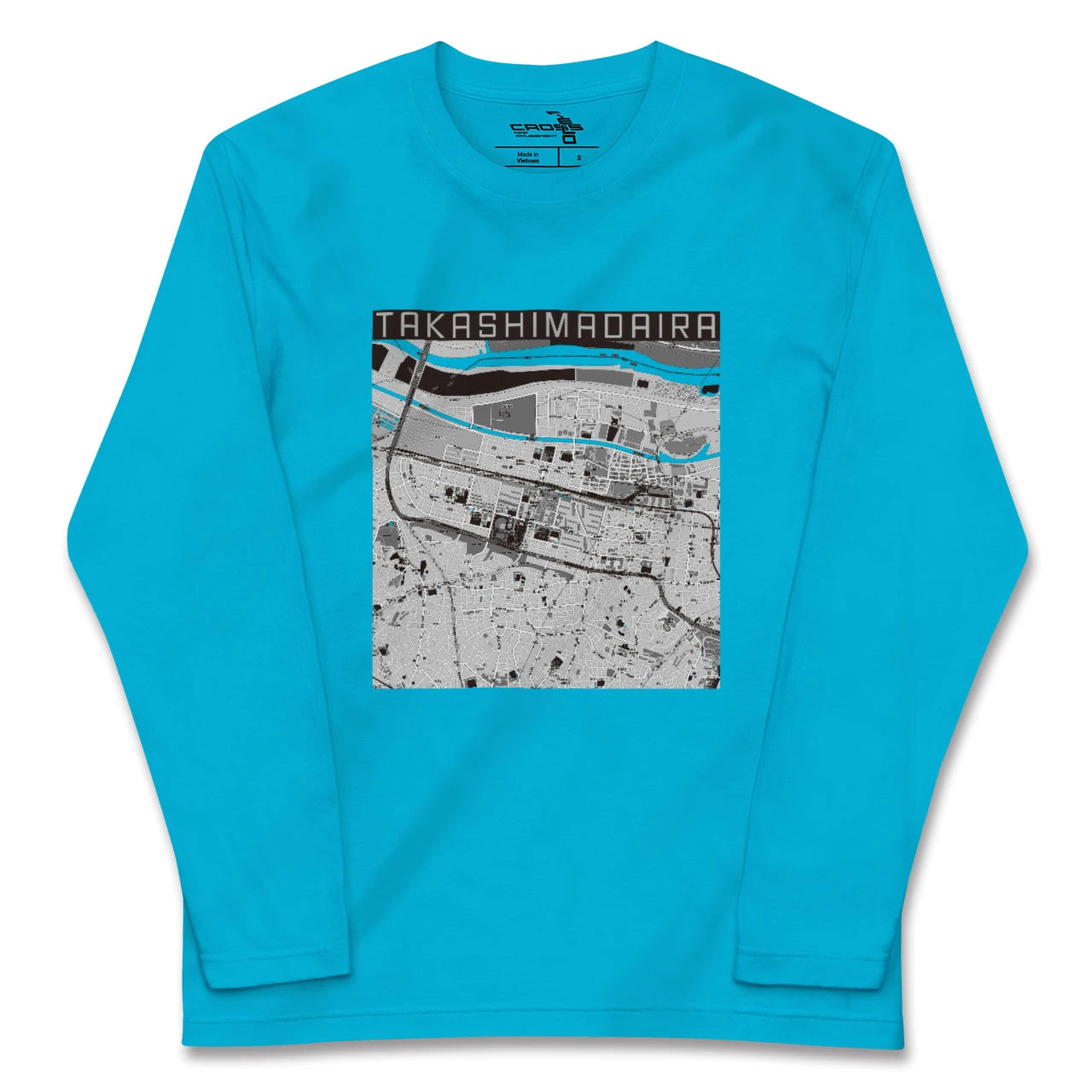 【高島平(東京都)】地図柄ロングスリーブTシャツ