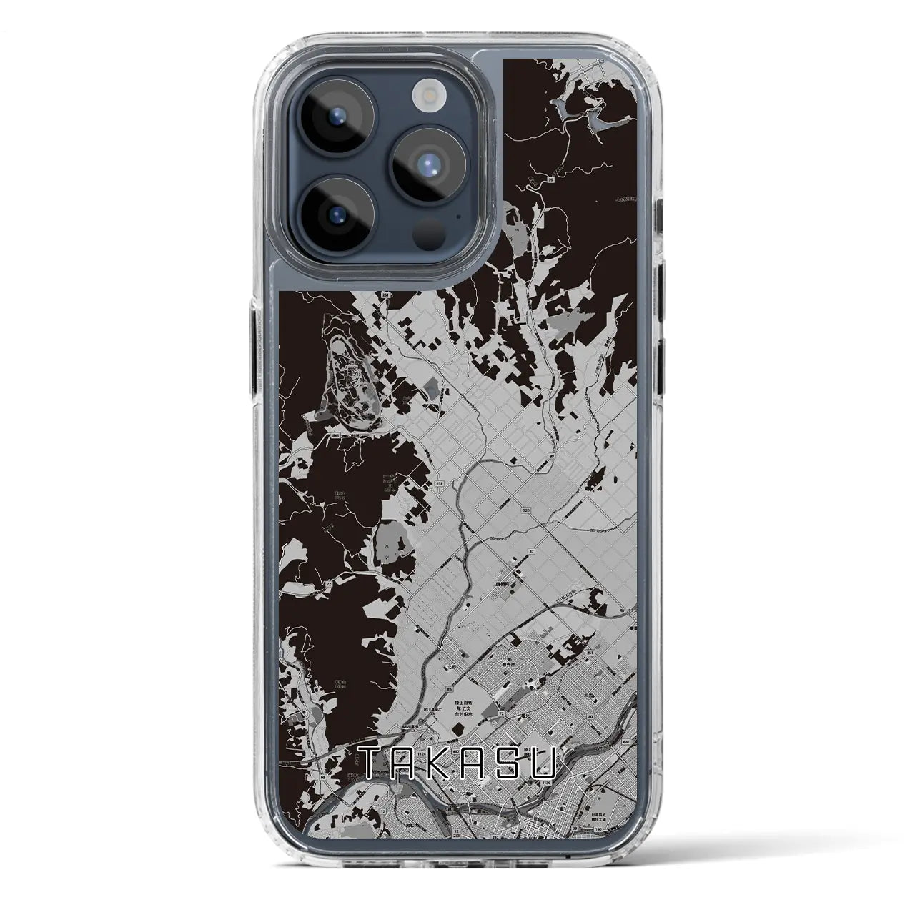 【鷹栖(北海道)】地図柄iPhoneケース(MagSafeタイプ)