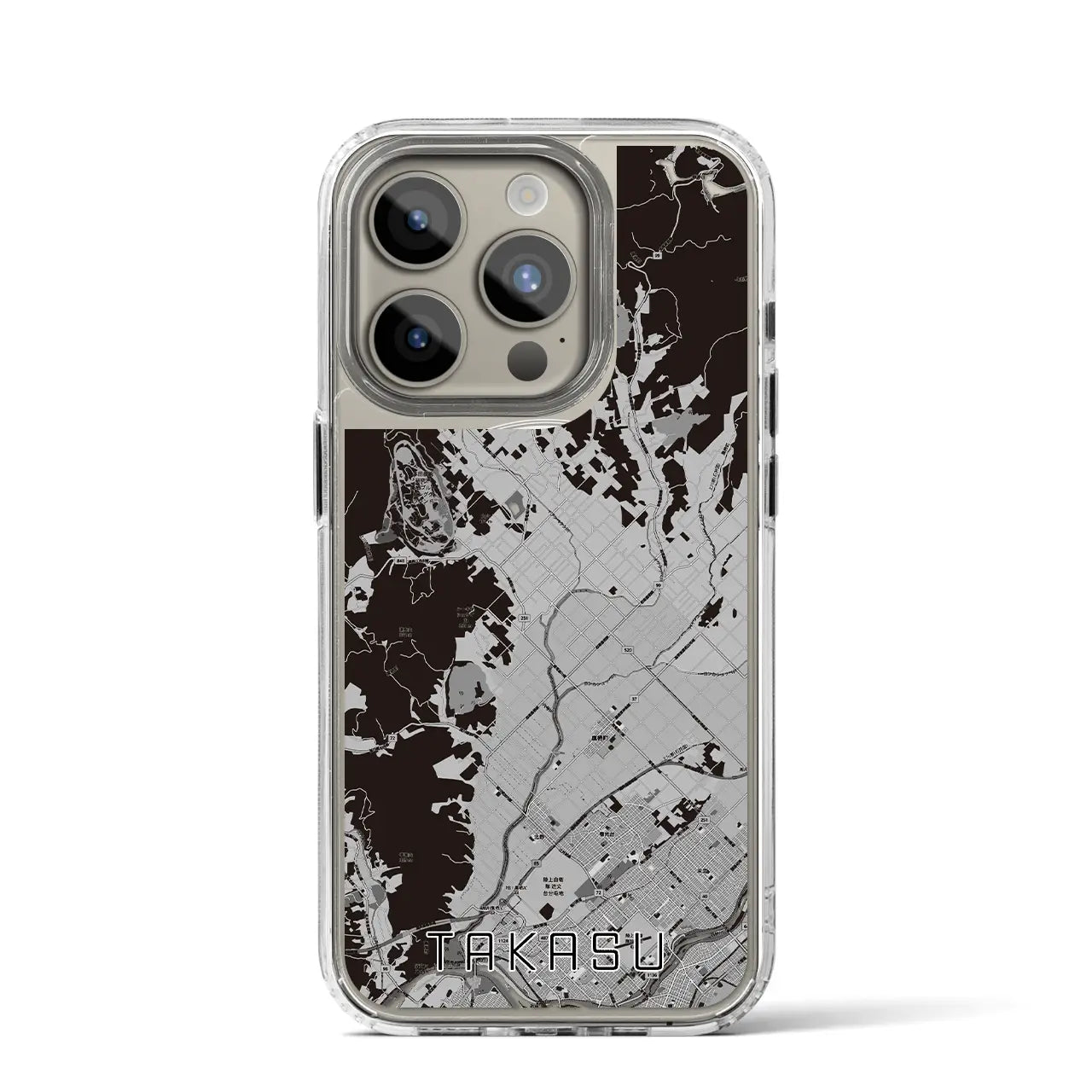 【鷹栖(北海道)】地図柄iPhoneケース(MagSafeタイプ)