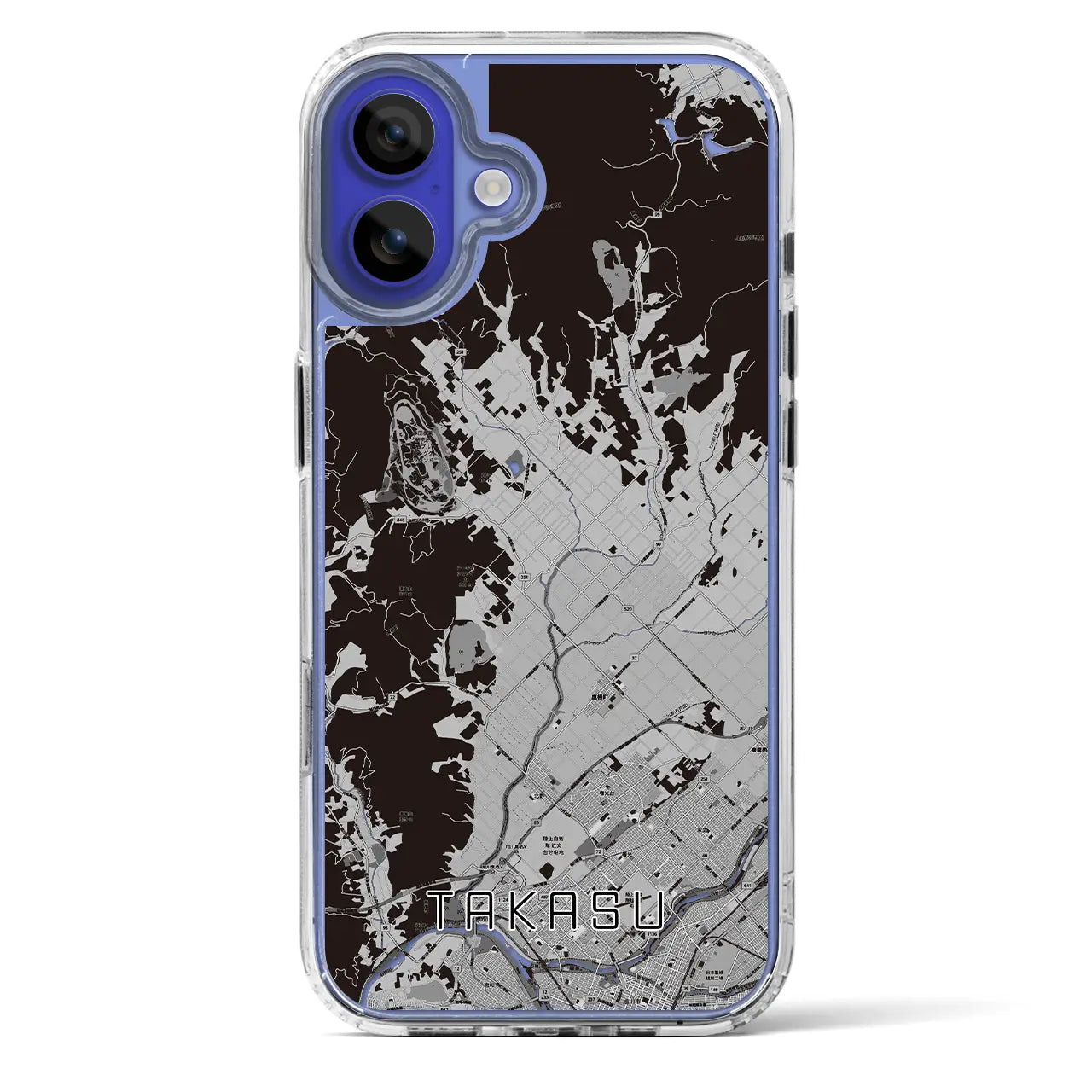 【鷹栖(北海道)】地図柄iPhoneケース(MagSafeタイプ)