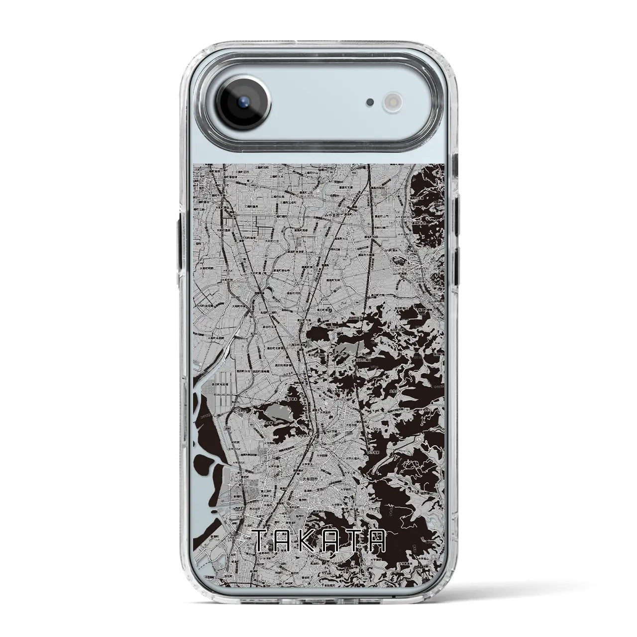 【高田(福岡県)】地図柄iPhoneケース(MagSafeタイプ)