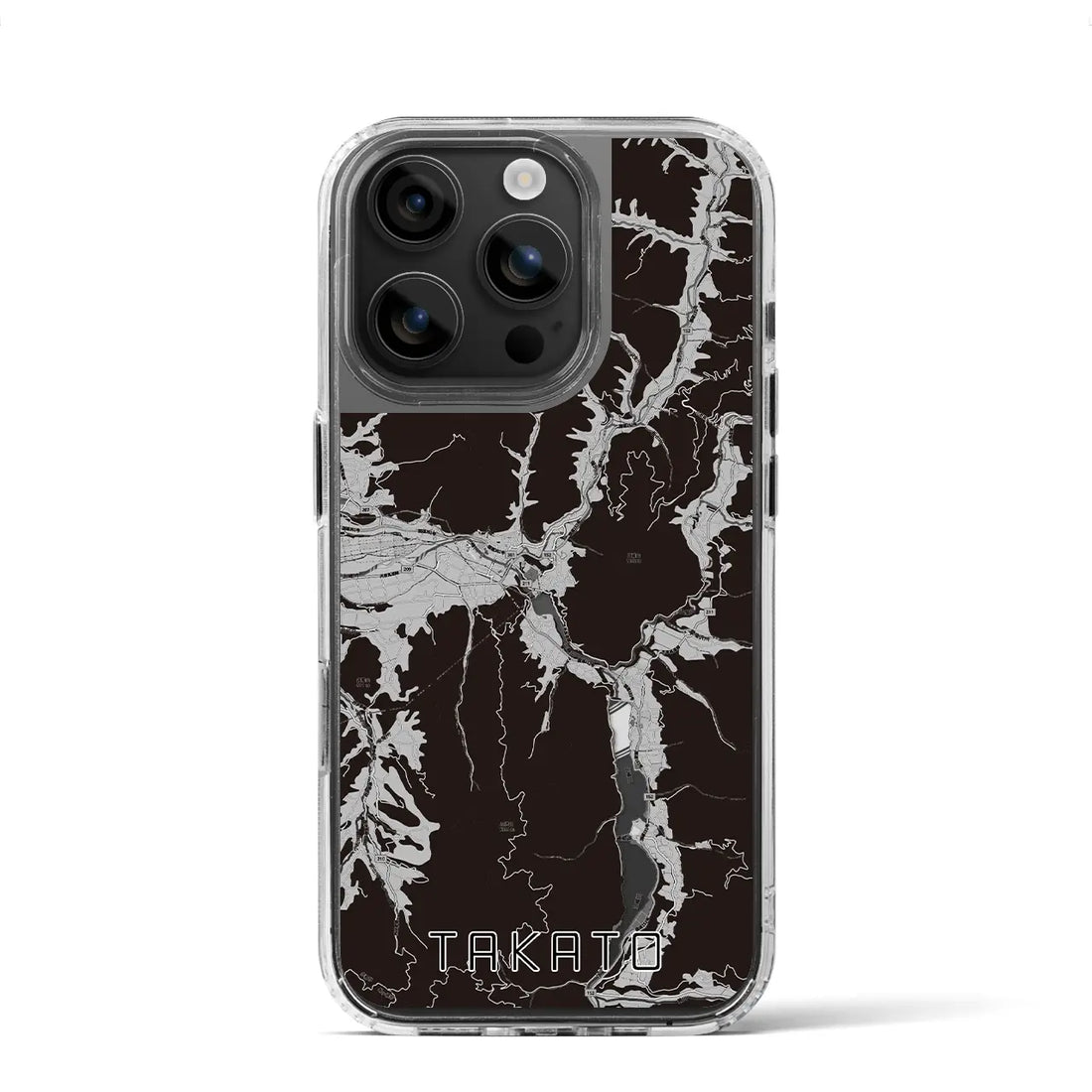 【高遠(長野県)】地図柄iPhoneケース(MagSafeタイプ)