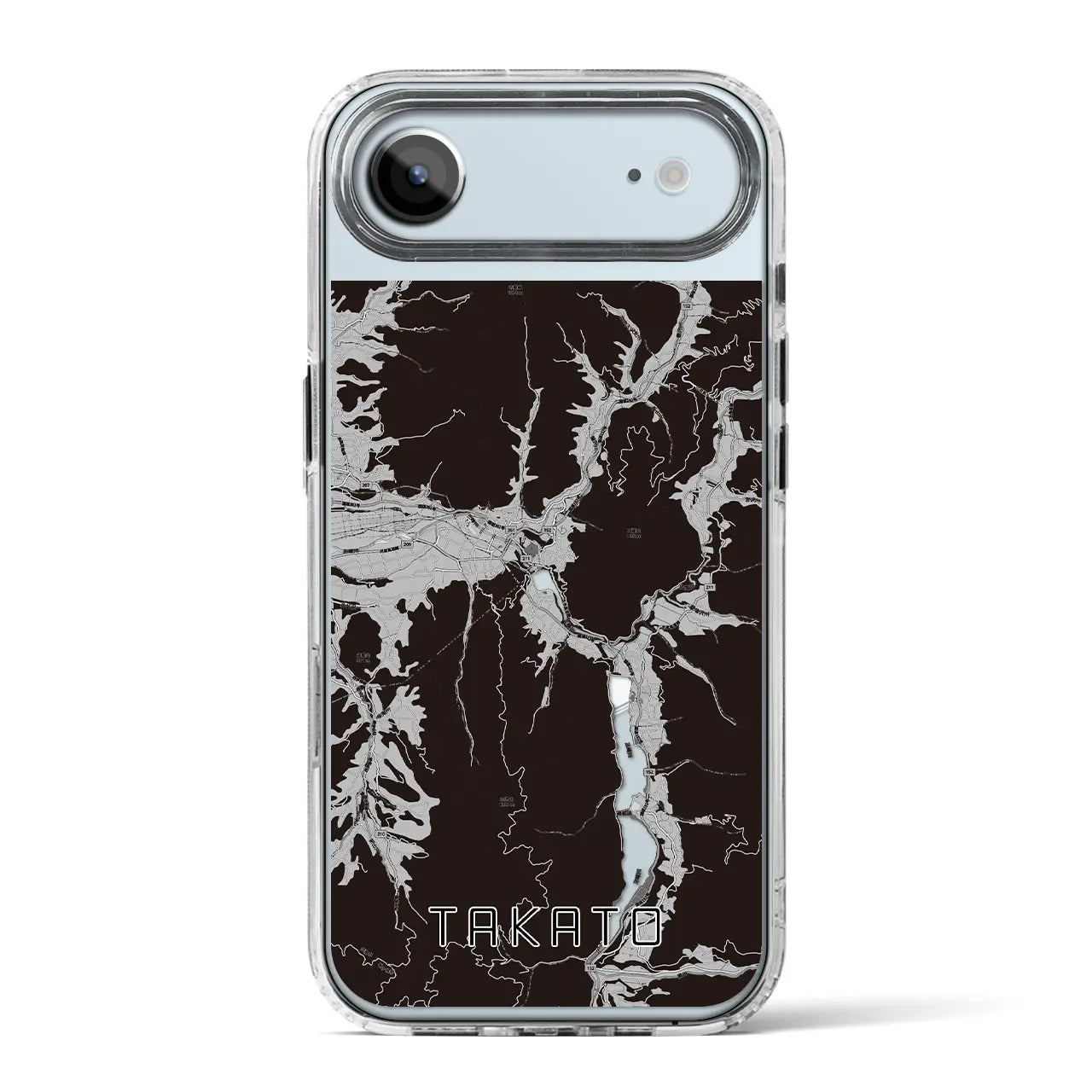 【高遠(長野県)】地図柄iPhoneケース(MagSafeタイプ)