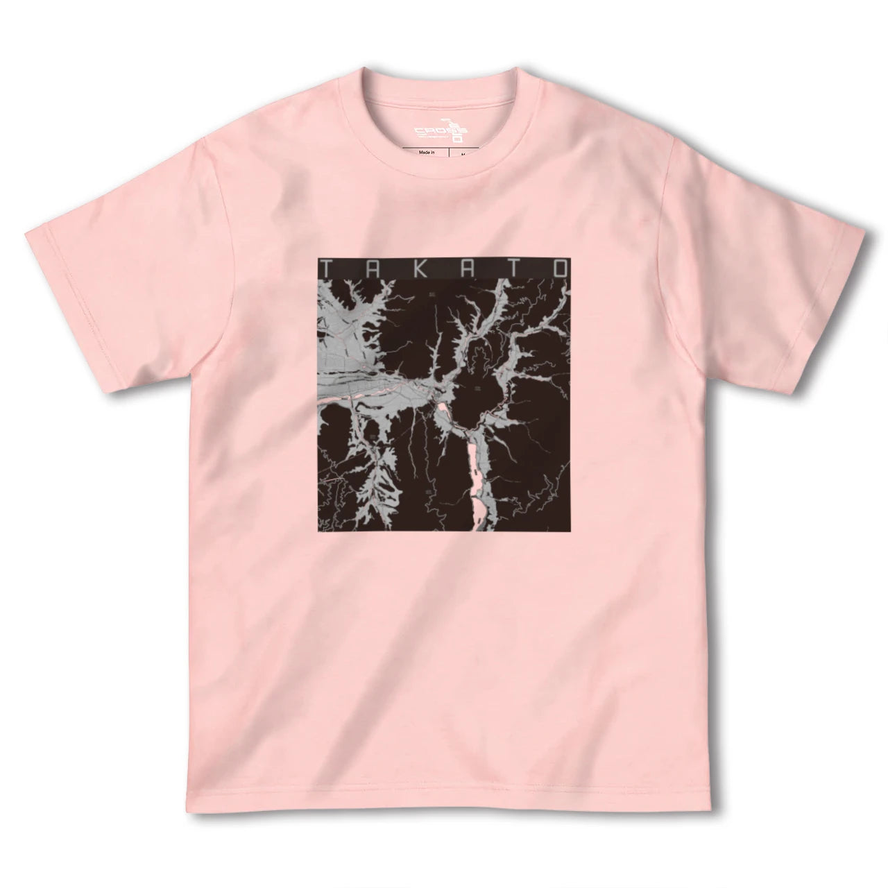 【高遠(長野県)】地図柄ヘビーウェイトTシャツ