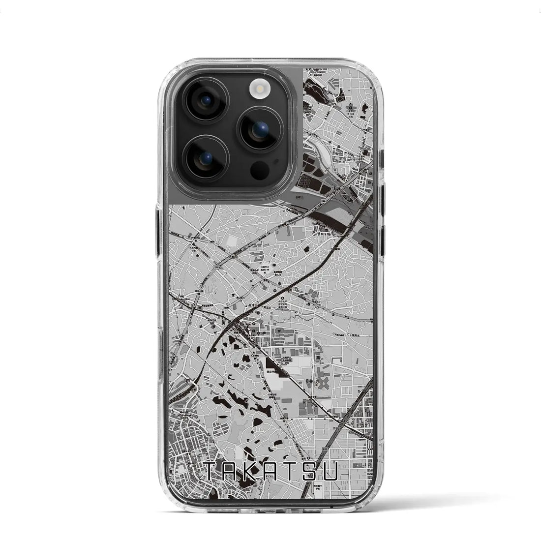 【高津(神奈川県)】地図柄iPhoneケース(MagSafeタイプ)