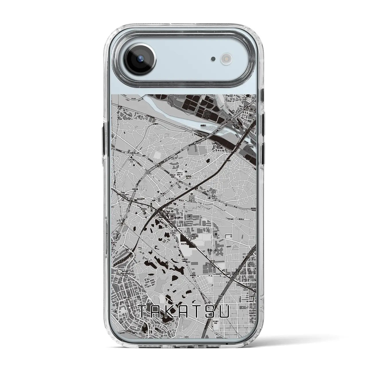 【高津(神奈川県)】地図柄iPhoneケース(MagSafeタイプ)