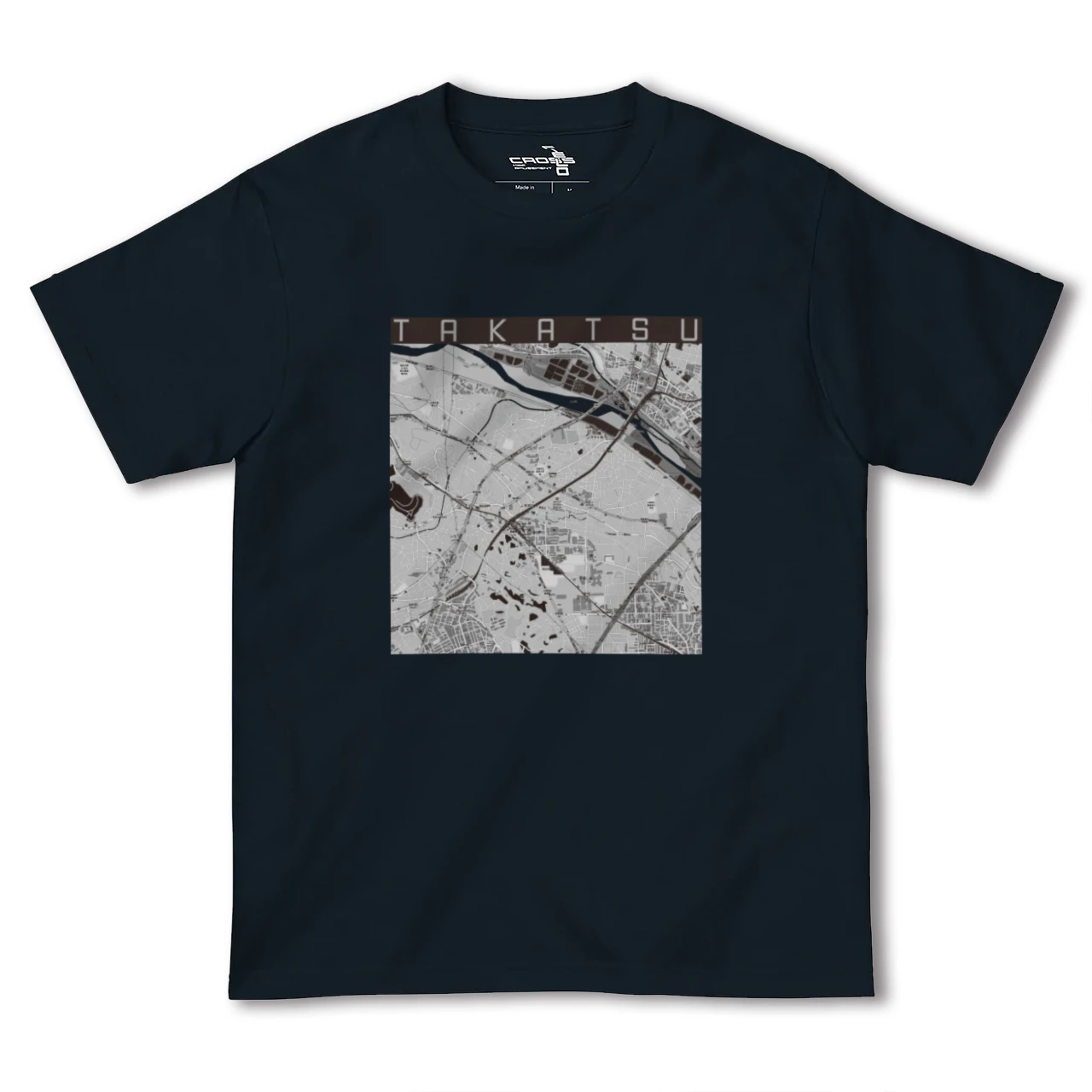 【高津(神奈川県)】地図柄ヘビーウェイトTシャツ