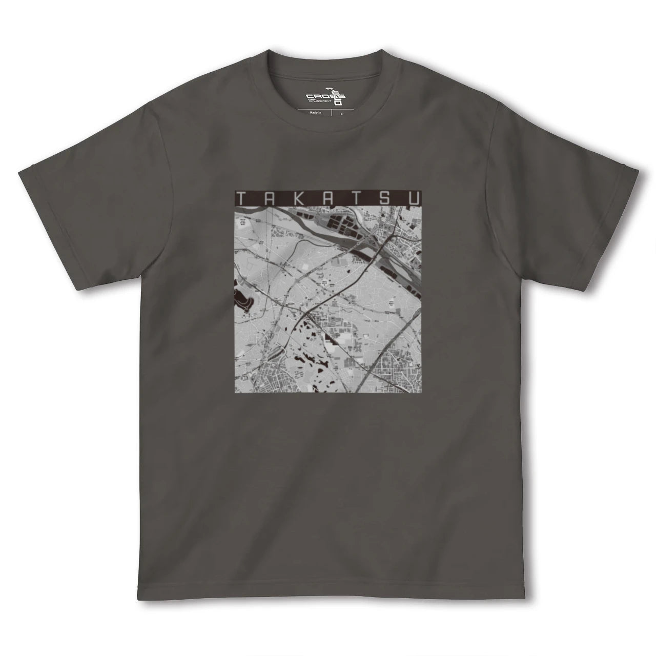 【高津(神奈川県)】地図柄ヘビーウェイトTシャツ