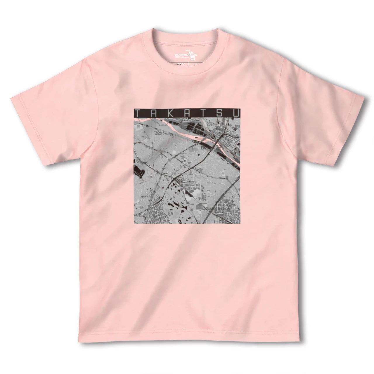 【高津(神奈川県)】地図柄ヘビーウェイトTシャツ